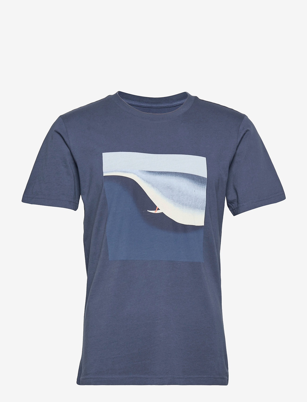 Knowledge Cotton Apparel - ALDER surf tee - GOTS/Vegan - dark denim - 0
