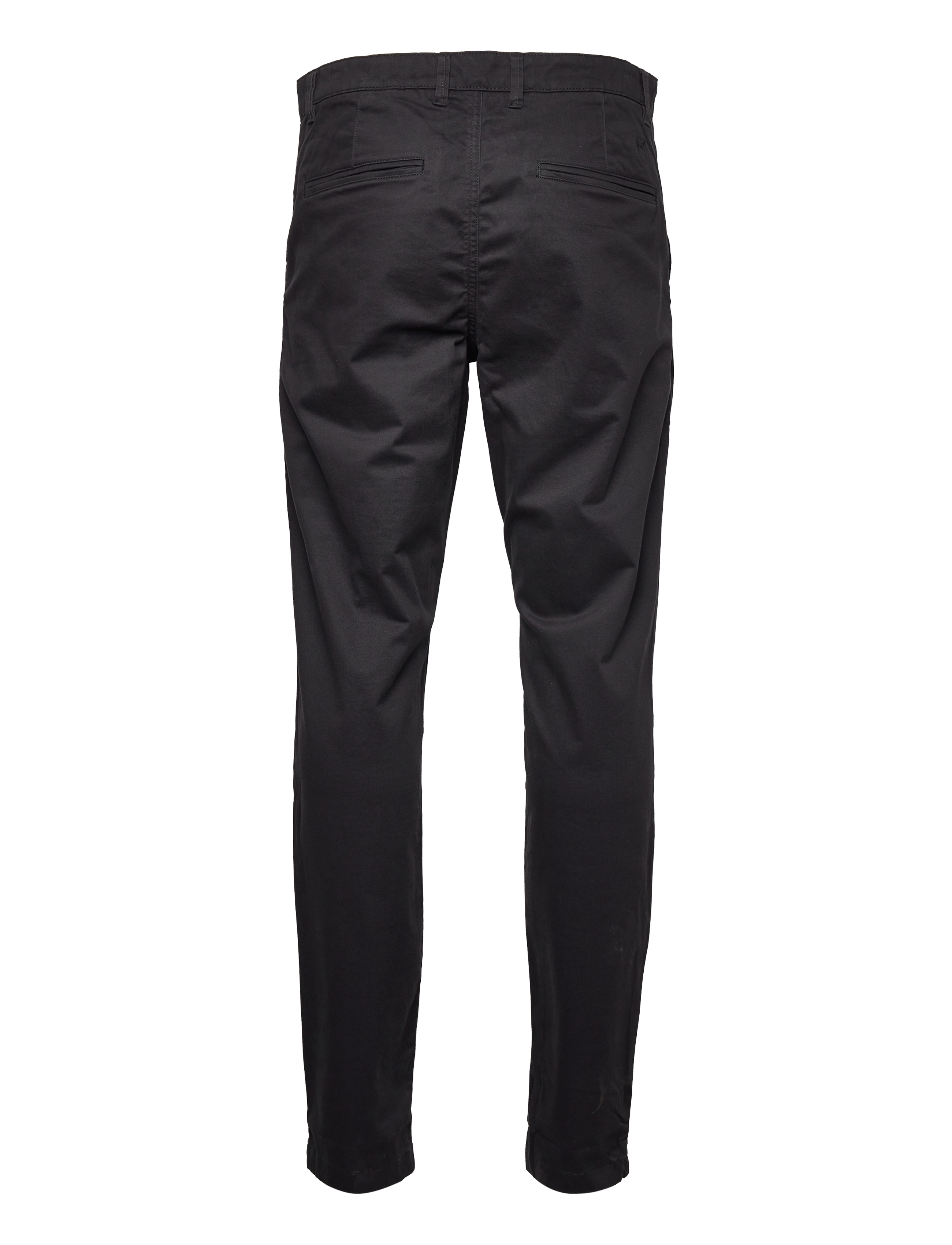 Knowledge Cotton Apparel - Luca slim chino pants - chinos - black jet - 2