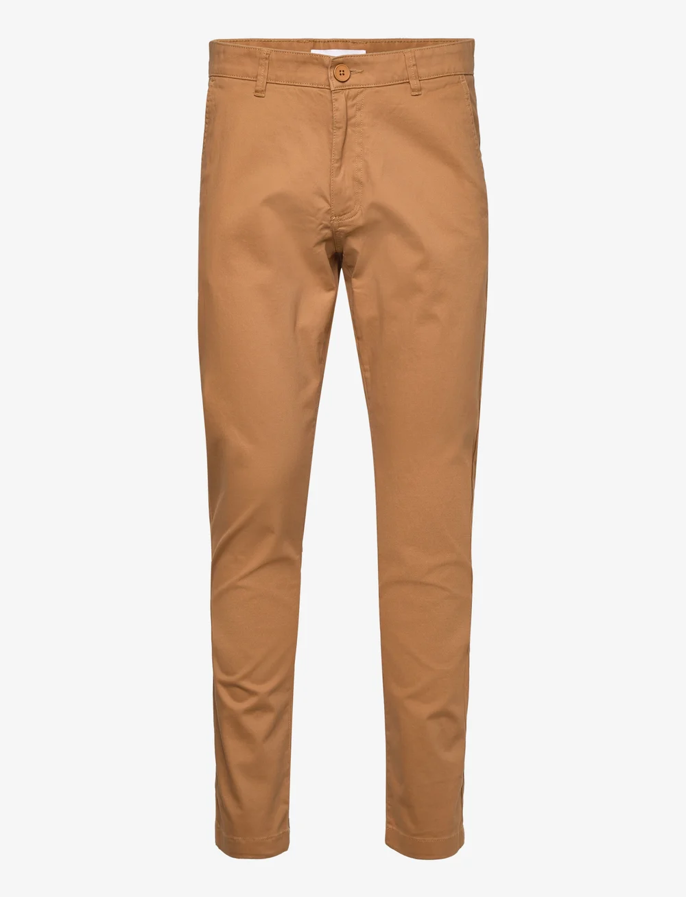 Knowledge Cotton Apparel - LUCA slim twill chino pants - GOTS/ - chinos - brown sugar - 1