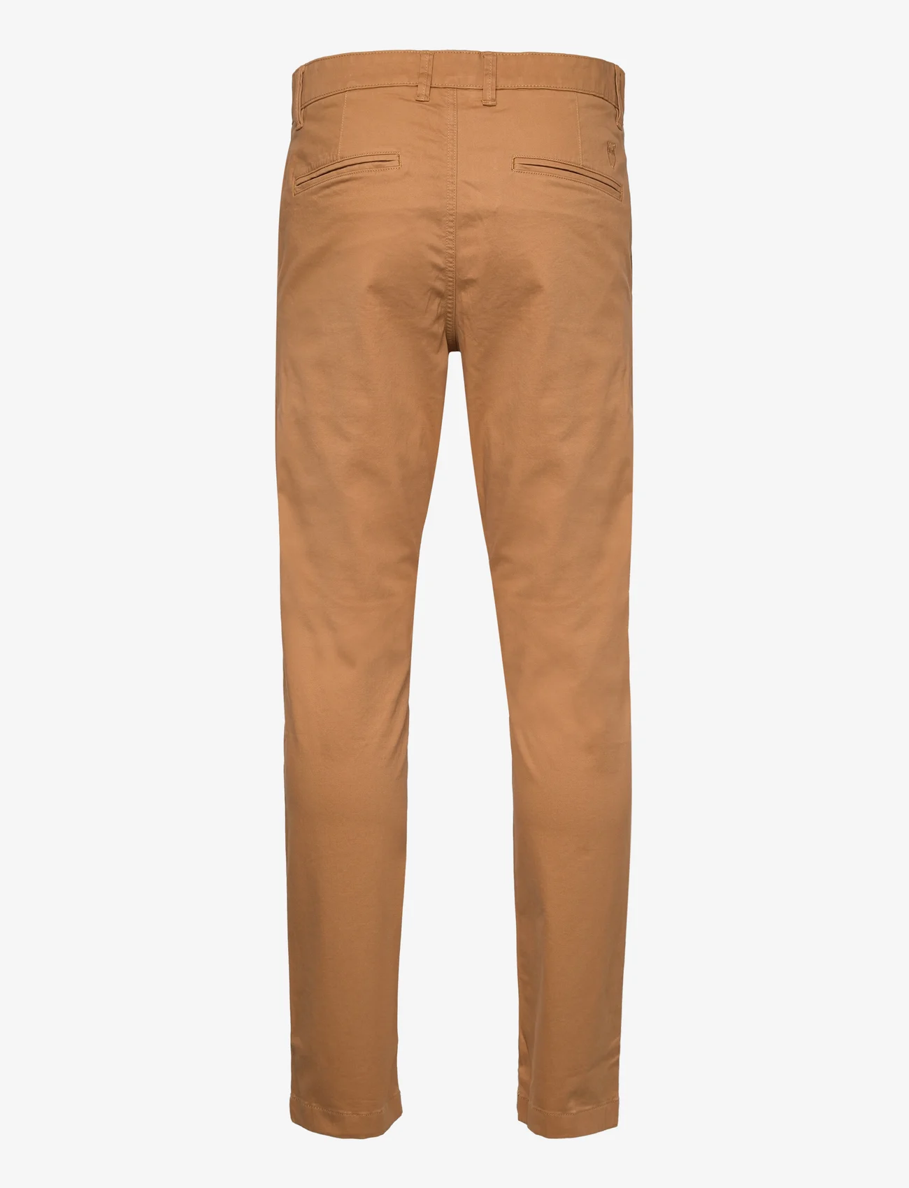 Knowledge Cotton Apparel - LUCA slim twill chino pants - GOTS/ - chinot - brown sugar - 1