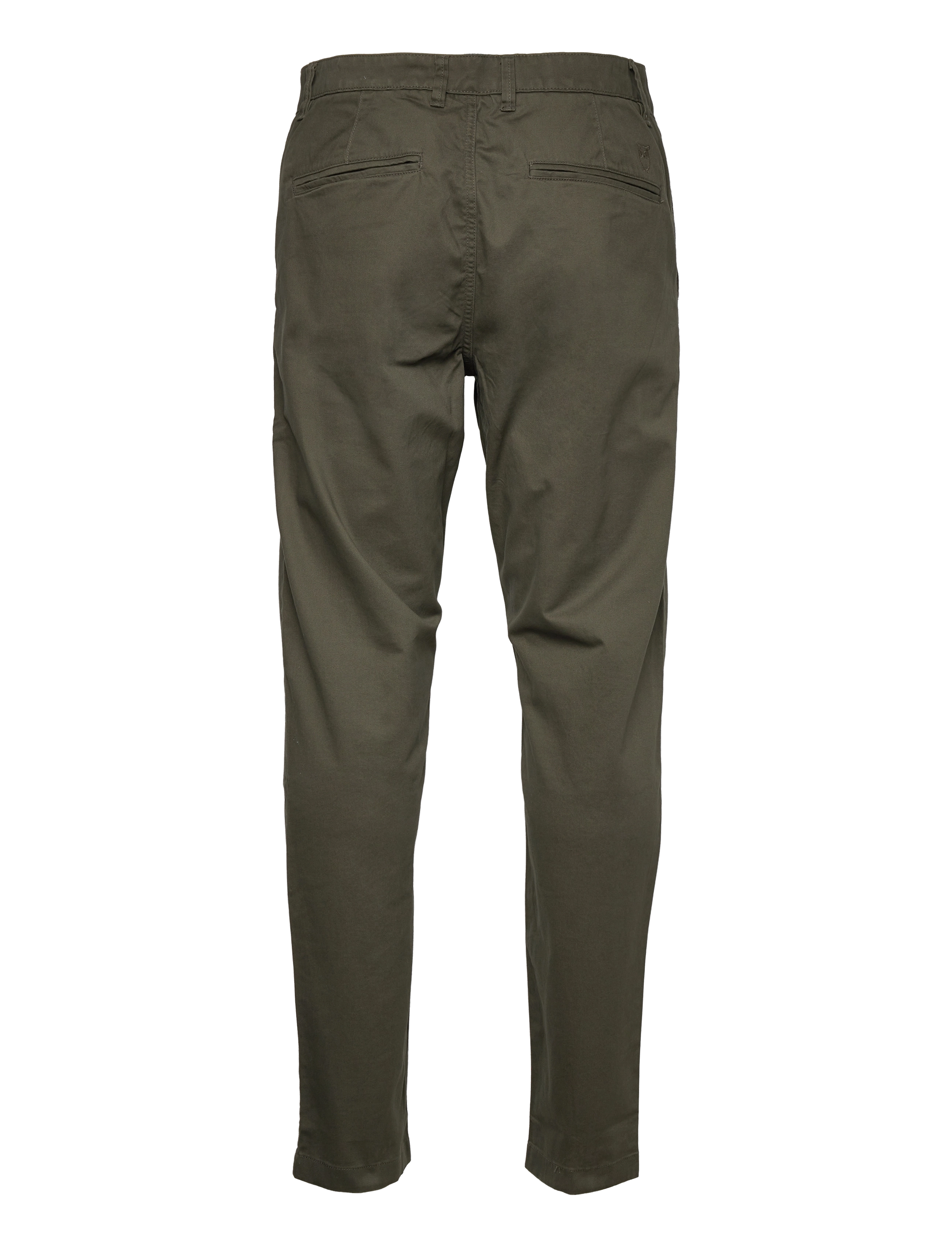 Knowledge Cotton Apparel - Luca slim chino pants - chinos - forrest night - 2