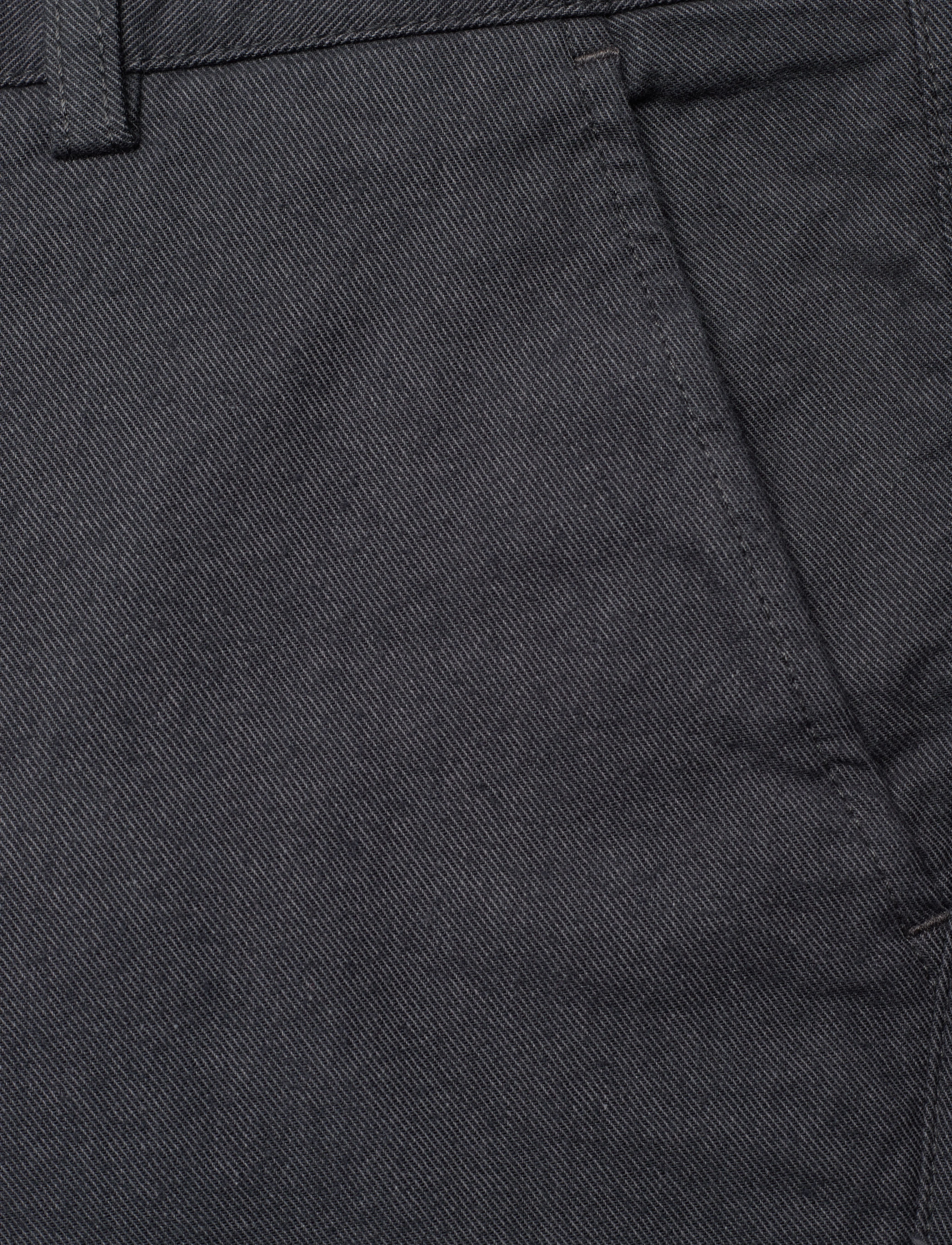 Knowledge Cotton Apparel - CHUCK regular flannel chino pants - - gray pinstripe - 5