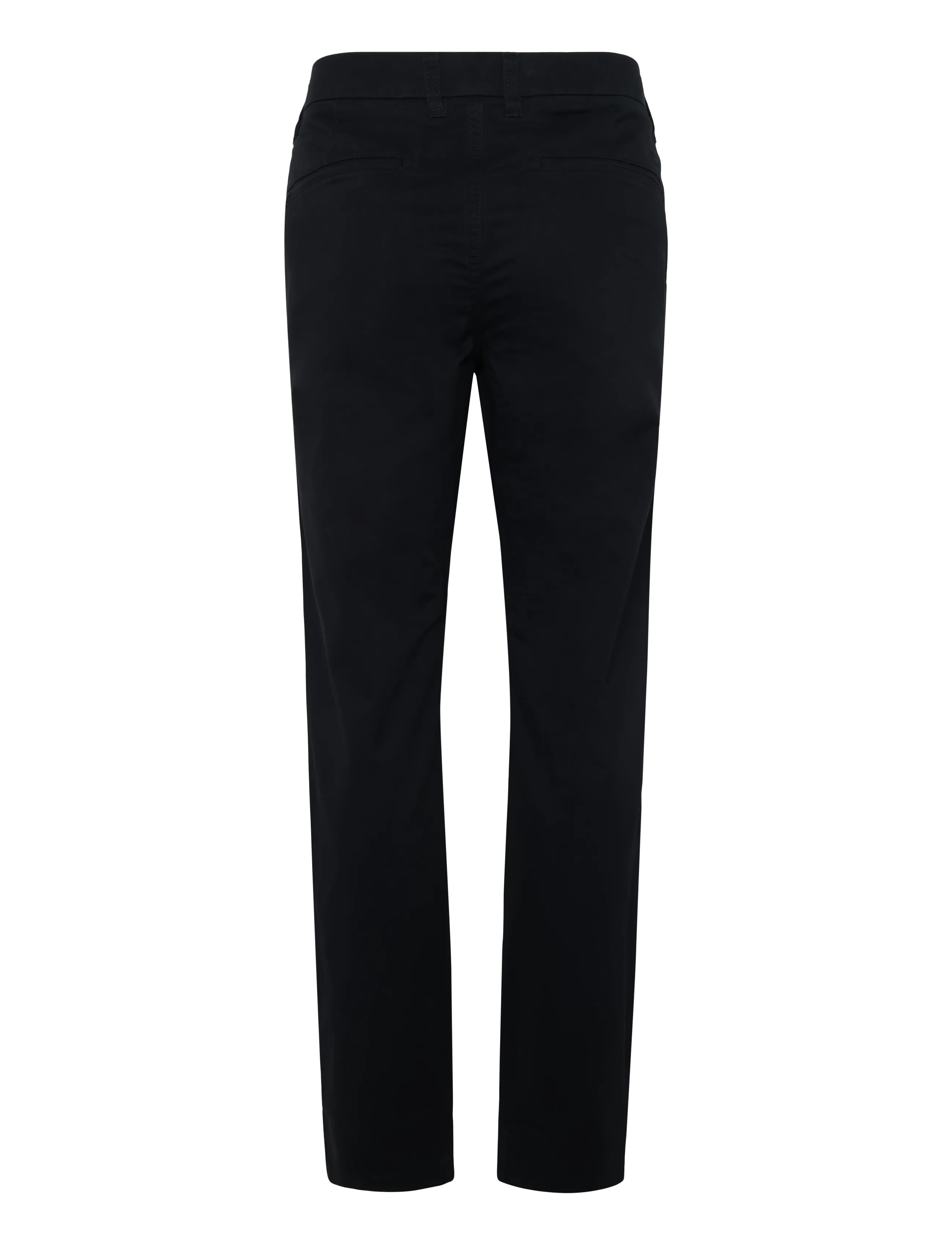 Knowledge Cotton Apparel - Chuck regular chino pants - trousers & jeans - black jet - 1