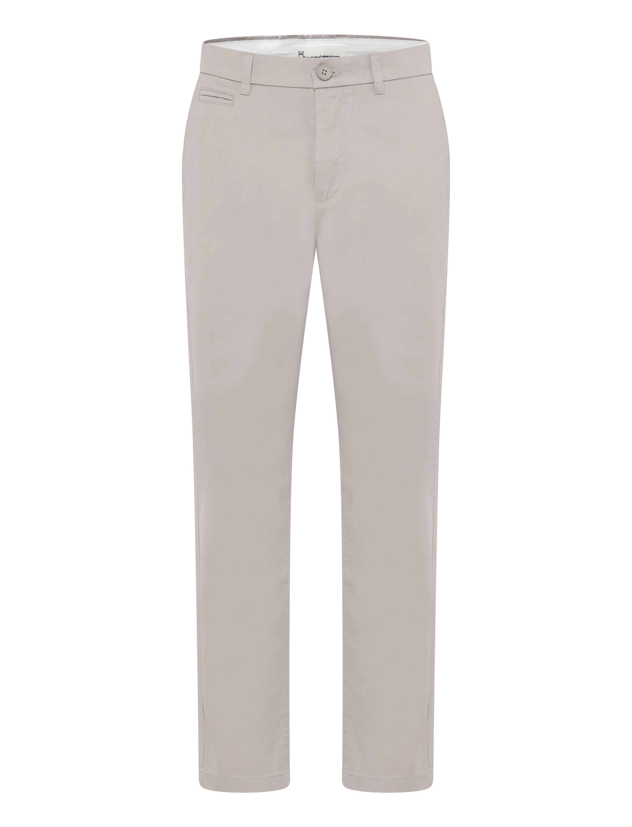 Knowledge Cotton Apparel Chuck regular chino pants - Knowledge Cotton Apparel - LIGHT FEATHER GRAY / grey