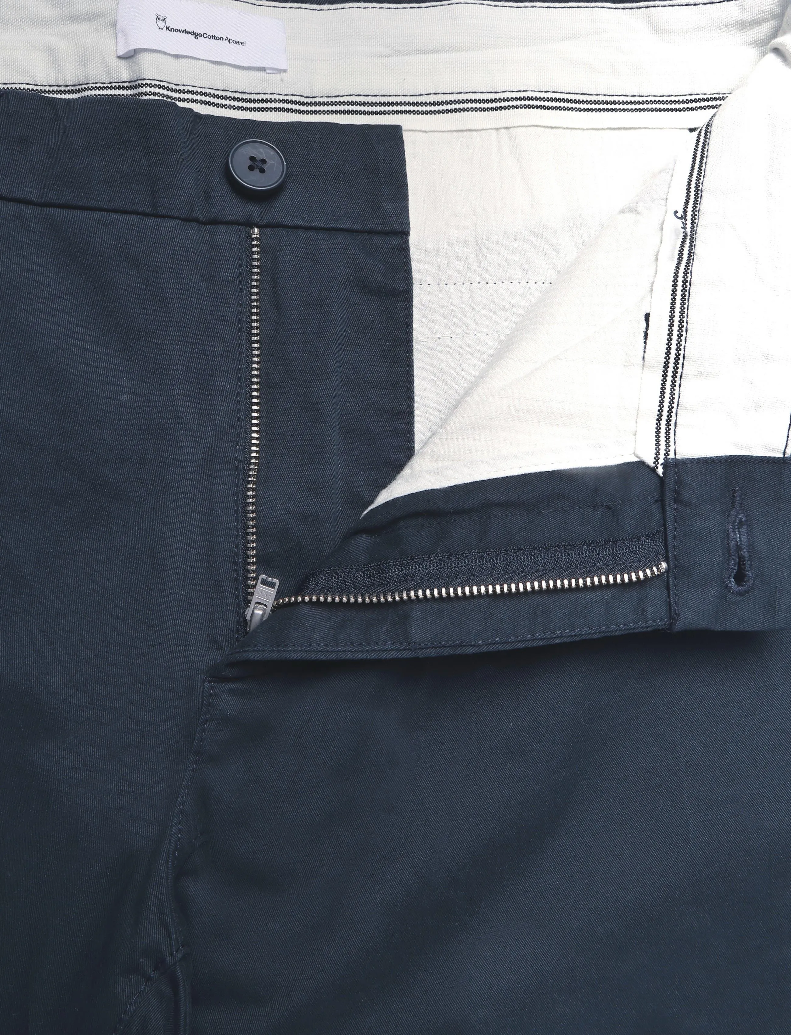 Knowledge Cotton Apparel - Chuck regular chino pants - hosen & jeans - total eclipse - 2