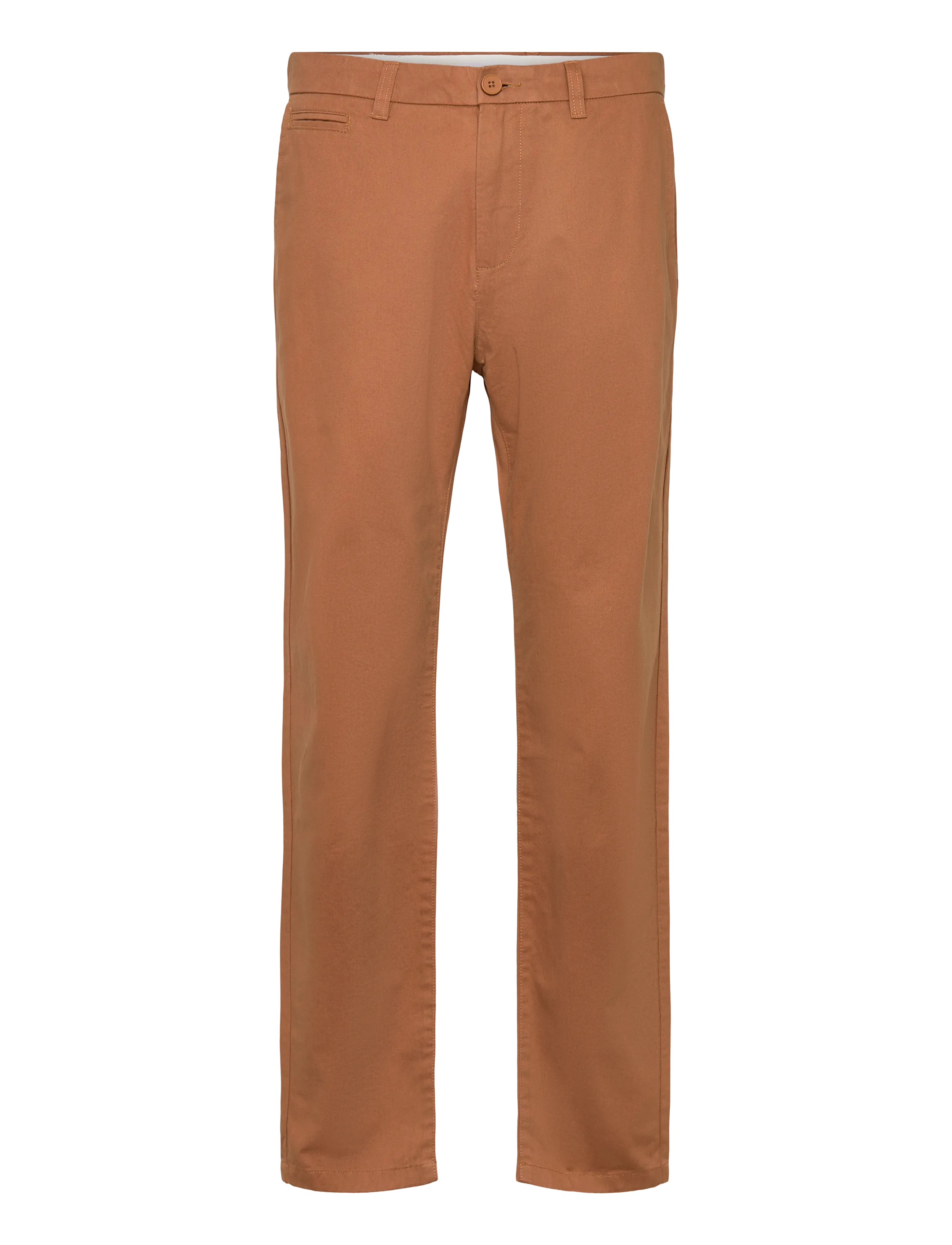 Knowledge Cotton Apparel Chuck regular chino pants - Kleding - TUFFET / brown
