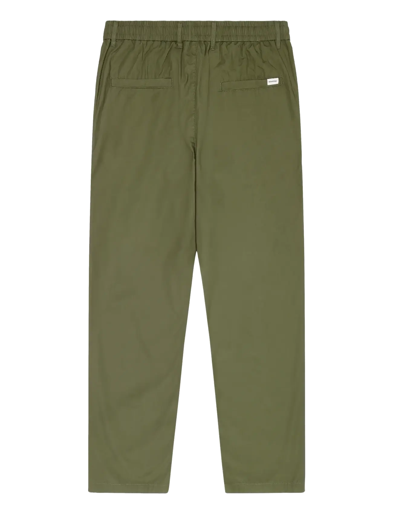 Knowledge Cotton Apparel - Tim tapered chino pants - casual - burned olive - 2