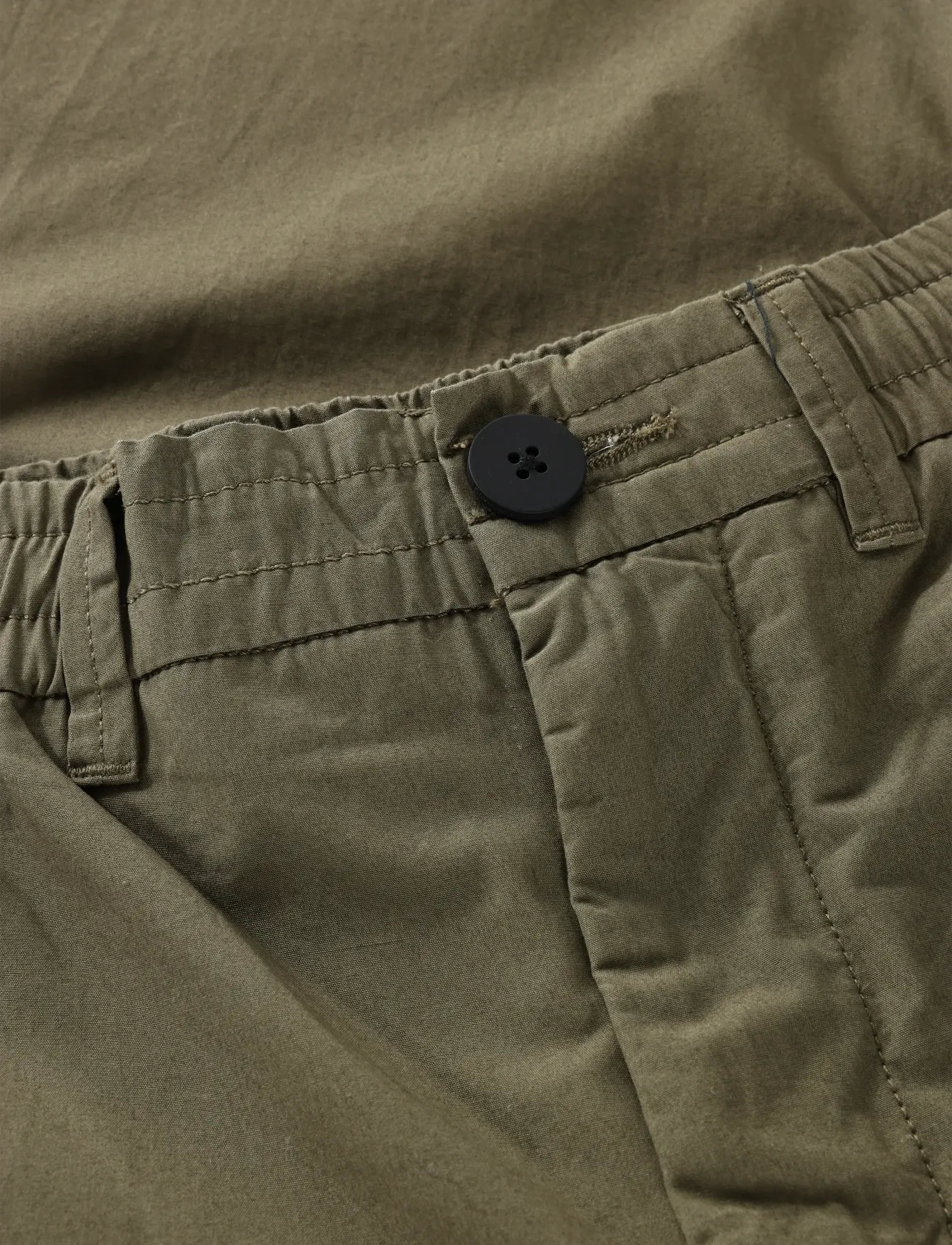 Knowledge Cotton Apparel - Tim tapered chino pants - casual - burned olive - 5