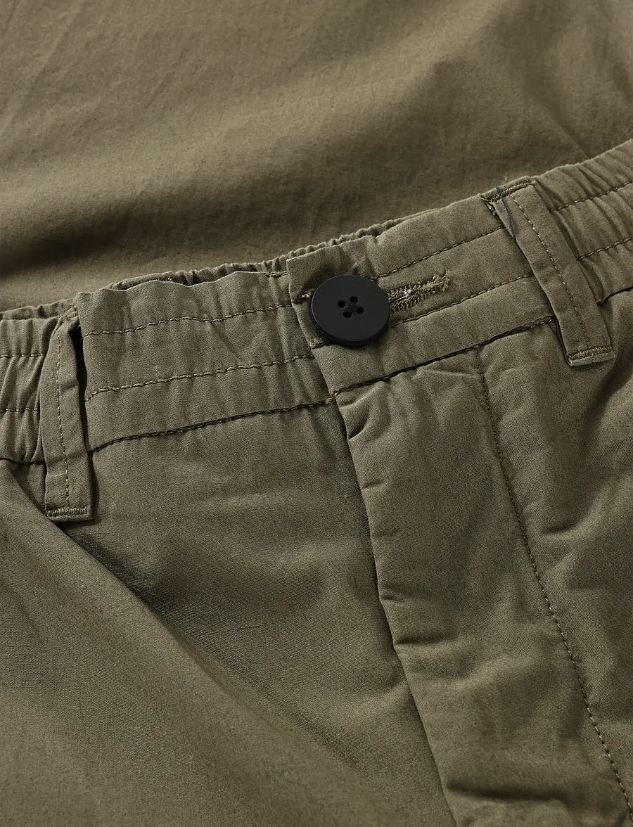 Knowledge Cotton Apparel - Tim tapered chino pants - casual trousers - burned olive - 5
