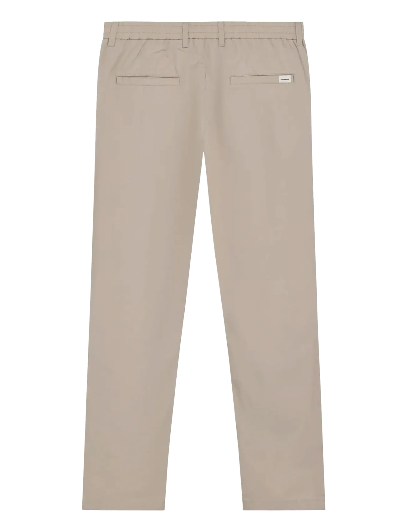 Knowledge Cotton Apparel - Tim tapered chino pants - casual byxor - light feather gray - 2