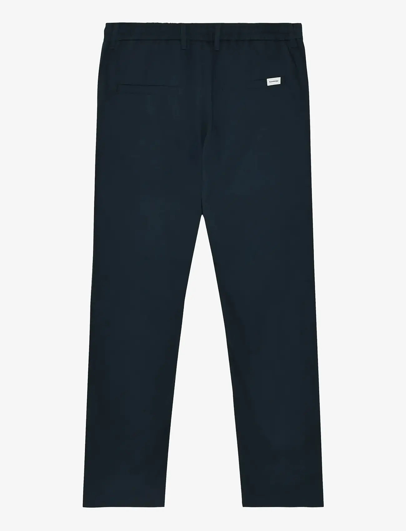 Knowledge Cotton Apparel - Tim tapered chino pants - vabaaja püksid - total eclipse - 2