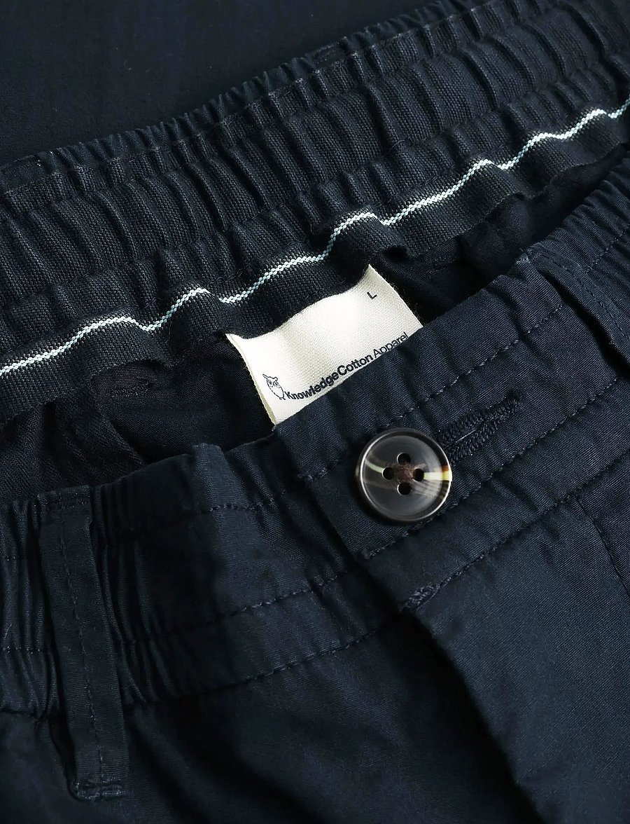 Knowledge Cotton Apparel - Tim tapered chino pants - freizeithosen - total eclipse - 5