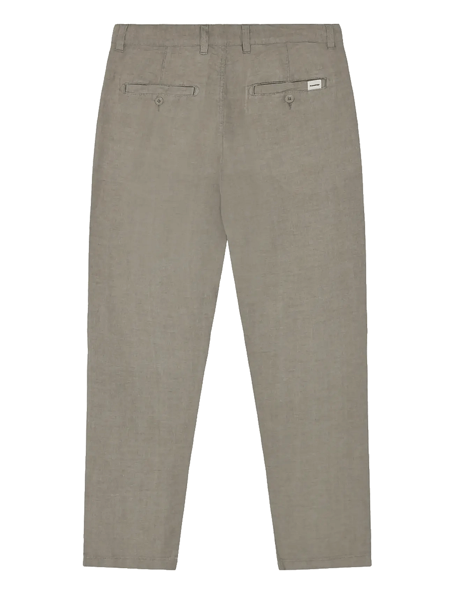 Knowledge Cotton Apparel - Chuck regular linen pants - leinenhosen - twill - yarndyed - 1