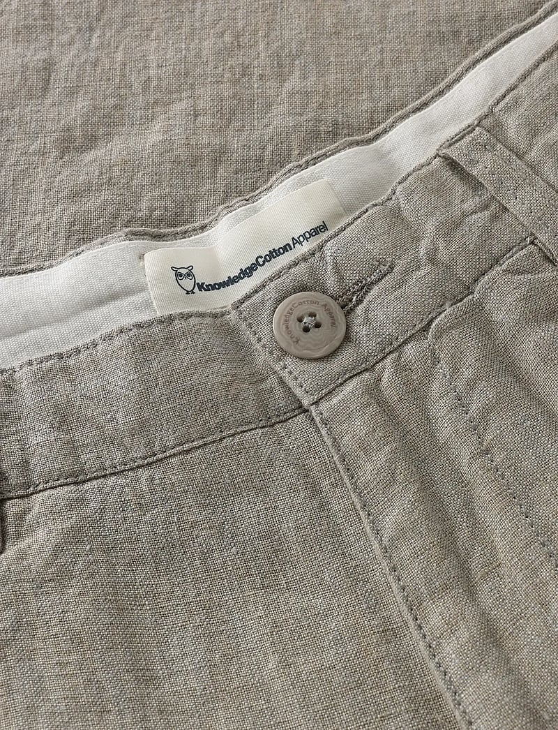 Knowledge Cotton Apparel - Chuck regular linen pants - twill - yarndyed - 2