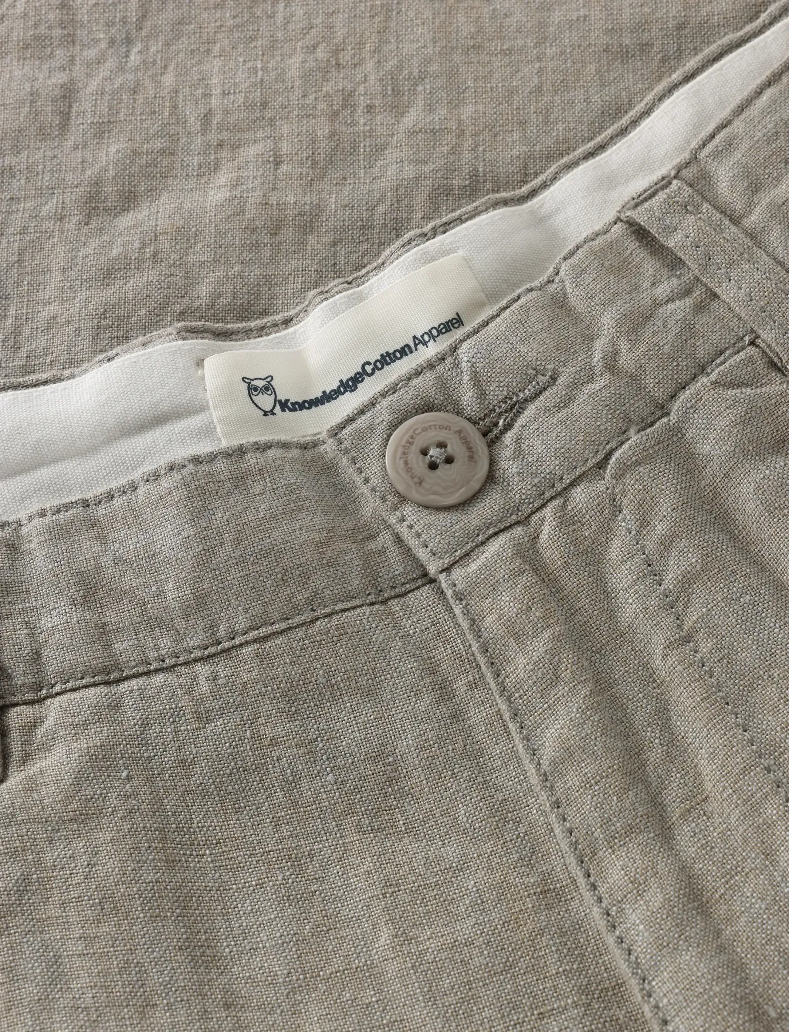 Knowledge Cotton Apparel - Chuck regular linen pants - leinenhosen - twill - yarndyed - 2