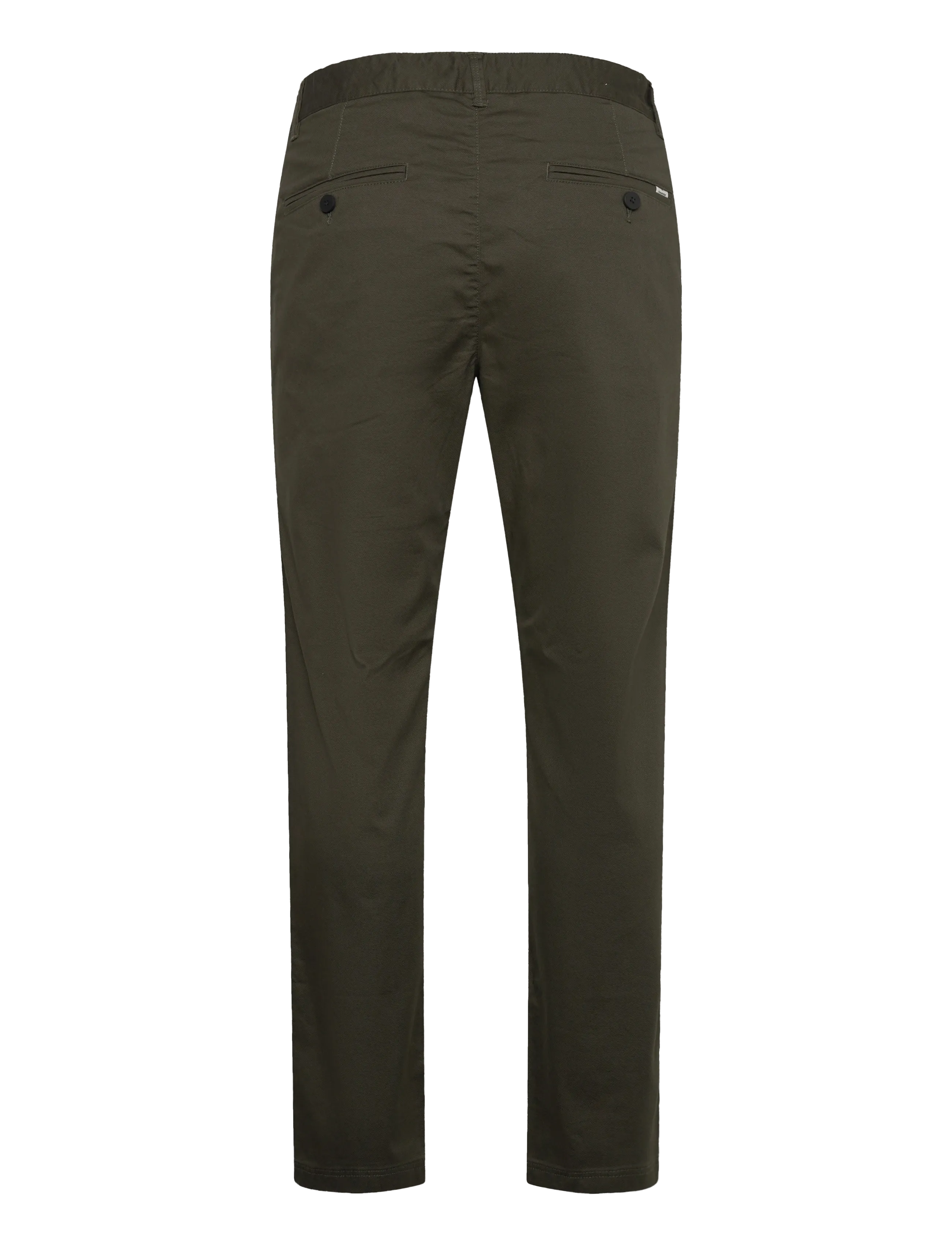 Knowledge Cotton Apparel - Chuck regular canvas pants - kostymbyxor - forrest night - 1