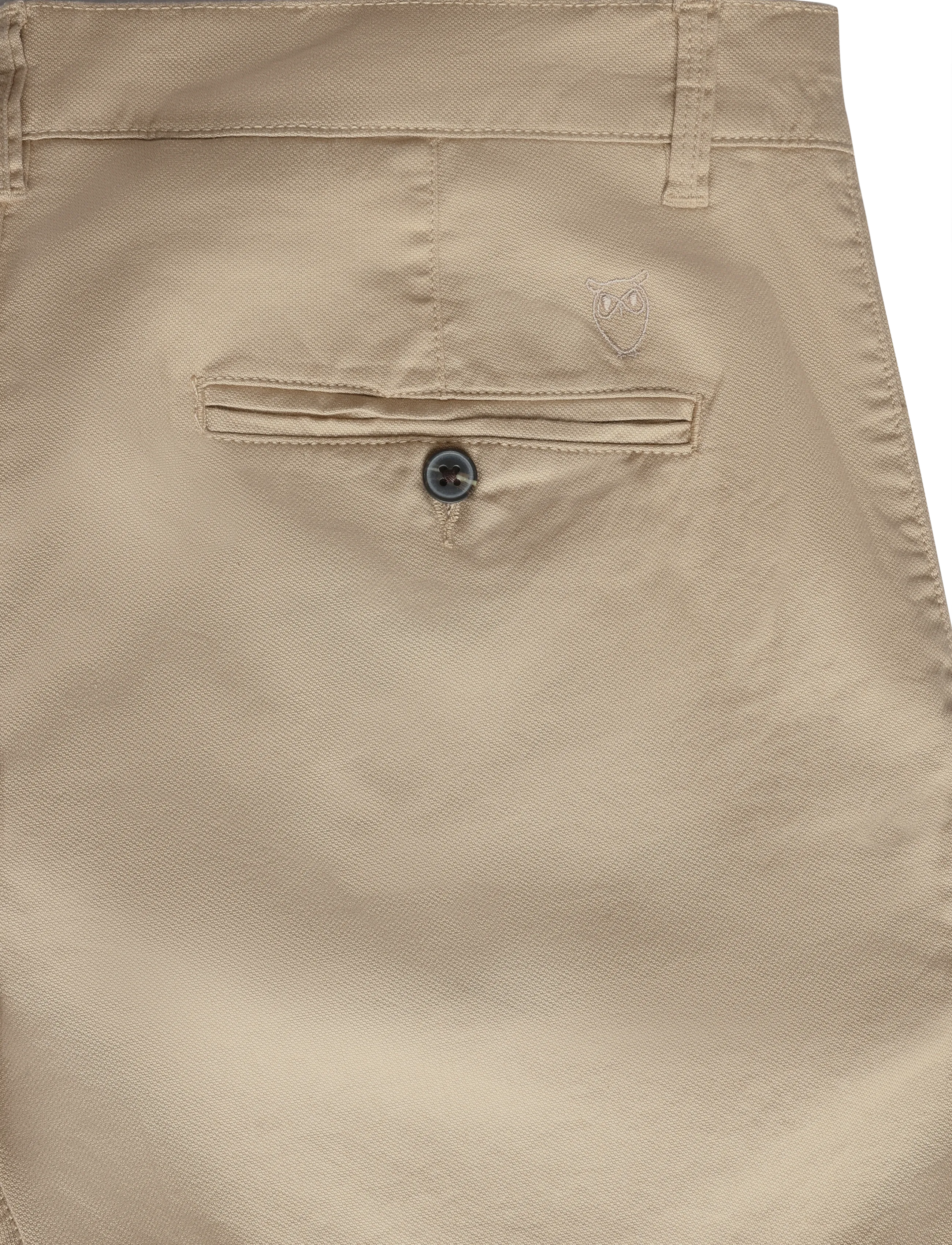 Knowledge Cotton Apparel - Chuck regular canvas pants - sügisesed riided - light feather gray - 4