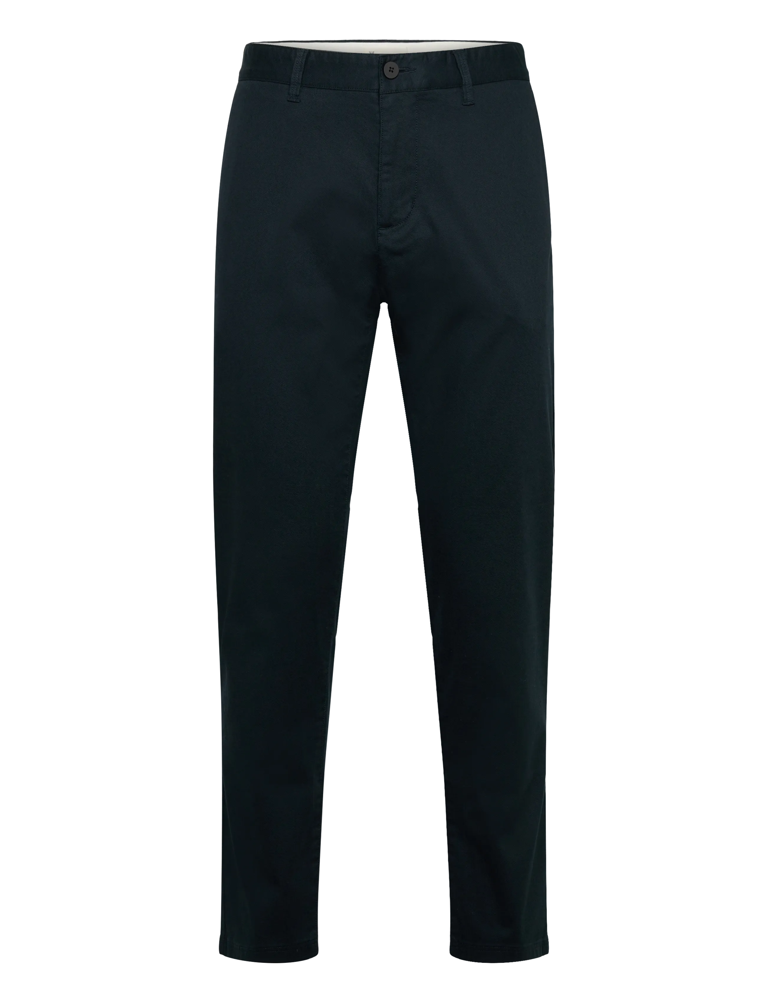 Knowledge Cotton Apparel Chuck regular canvas pants - Knowledge Cotton Apparel - TOTAL ECLIPSE / black