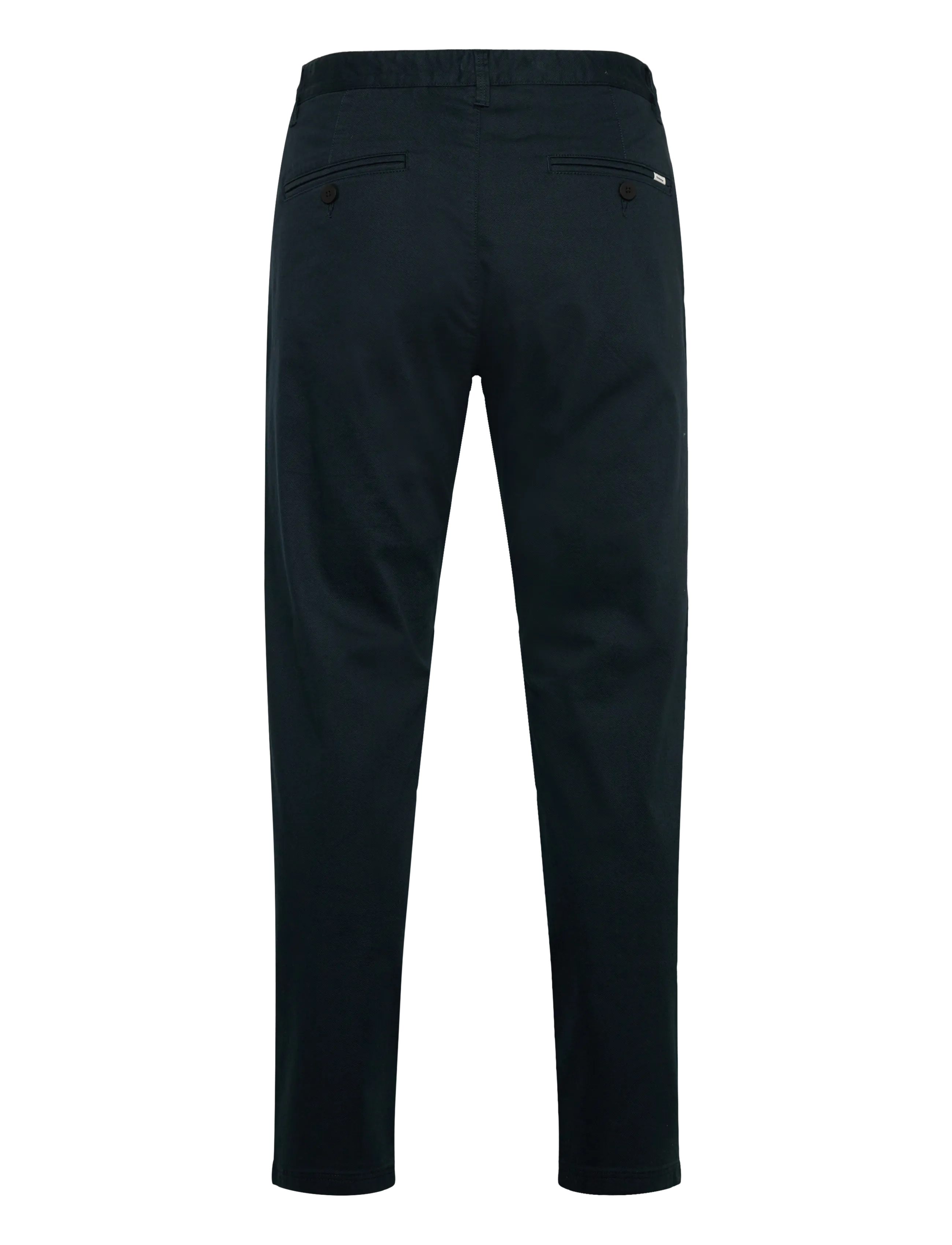 Knowledge Cotton Apparel - Chuck regular canvas pants - formal trousers - total eclipse - 1