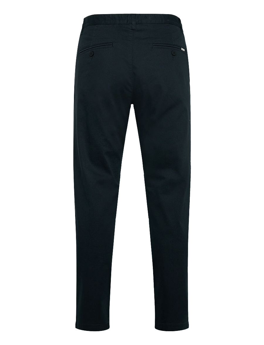 Knowledge Cotton Apparel - Chuck regular canvas pants - anzugshosen - total eclipse - 1