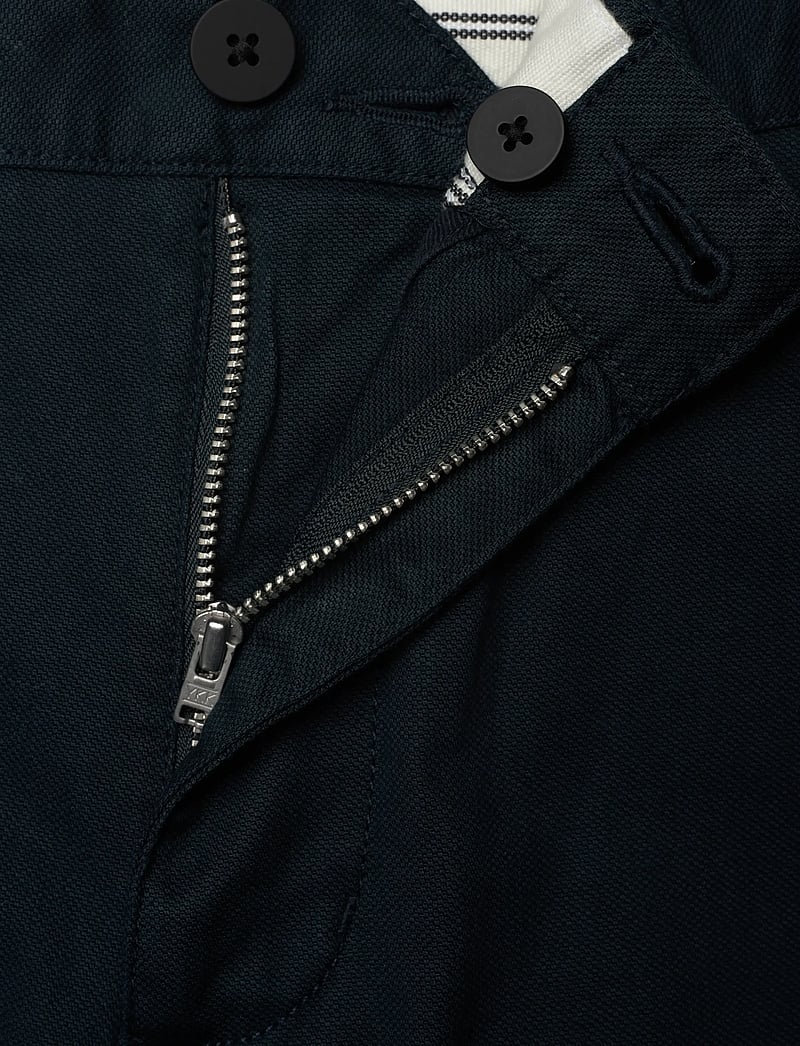 Knowledge Cotton Apparel - Chuck regular canvas pants - anzugshosen - total eclipse - 4