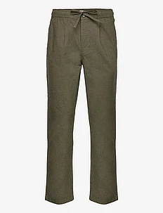 FIG loose linen look pants - GOTS/V, Knowledge Cotton Apparel