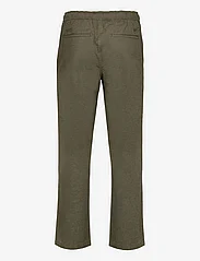 Knowledge Cotton Apparel - FIG loose linen look pants - GOTS/V - spodnie na co dzień - burned olive - 1