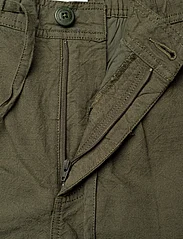 Knowledge Cotton Apparel - FIG loose linen look pants - GOTS/V - casual trousers - burned olive - 3
