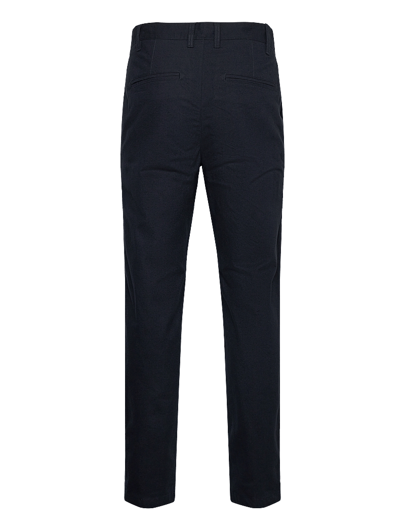 Knowledge Cotton Apparel - Organic Cotton Chuck Flannel Pants - chinos - night sky - 1