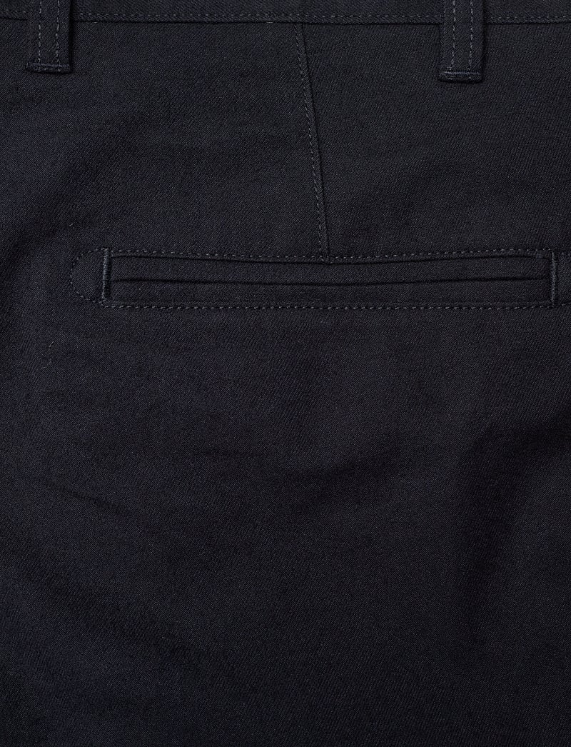 Knowledge Cotton Apparel - Organic Cotton Chuck Flannel Pants - chinos - night sky - 4