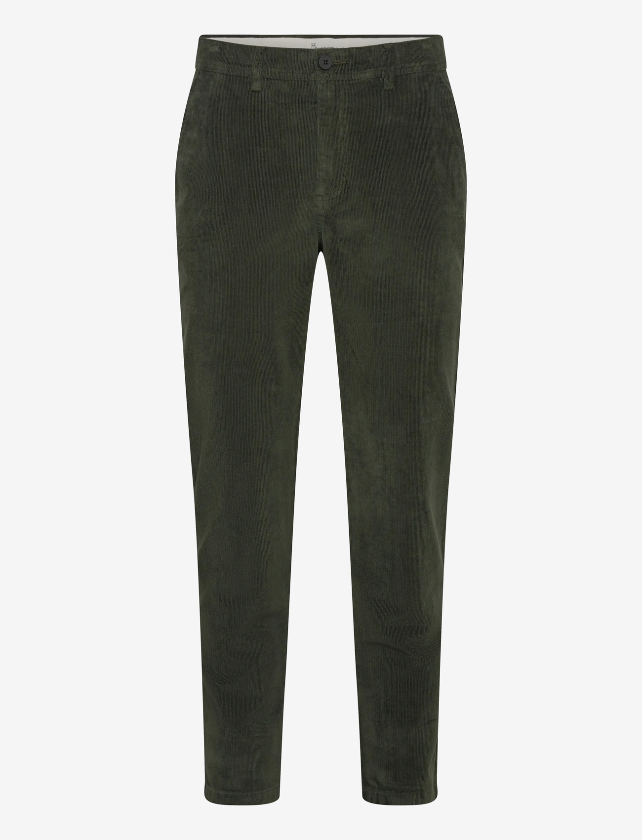 Knowledge Cotton Apparel - Chuck regular corduroy pants - casual - forrest night - 0