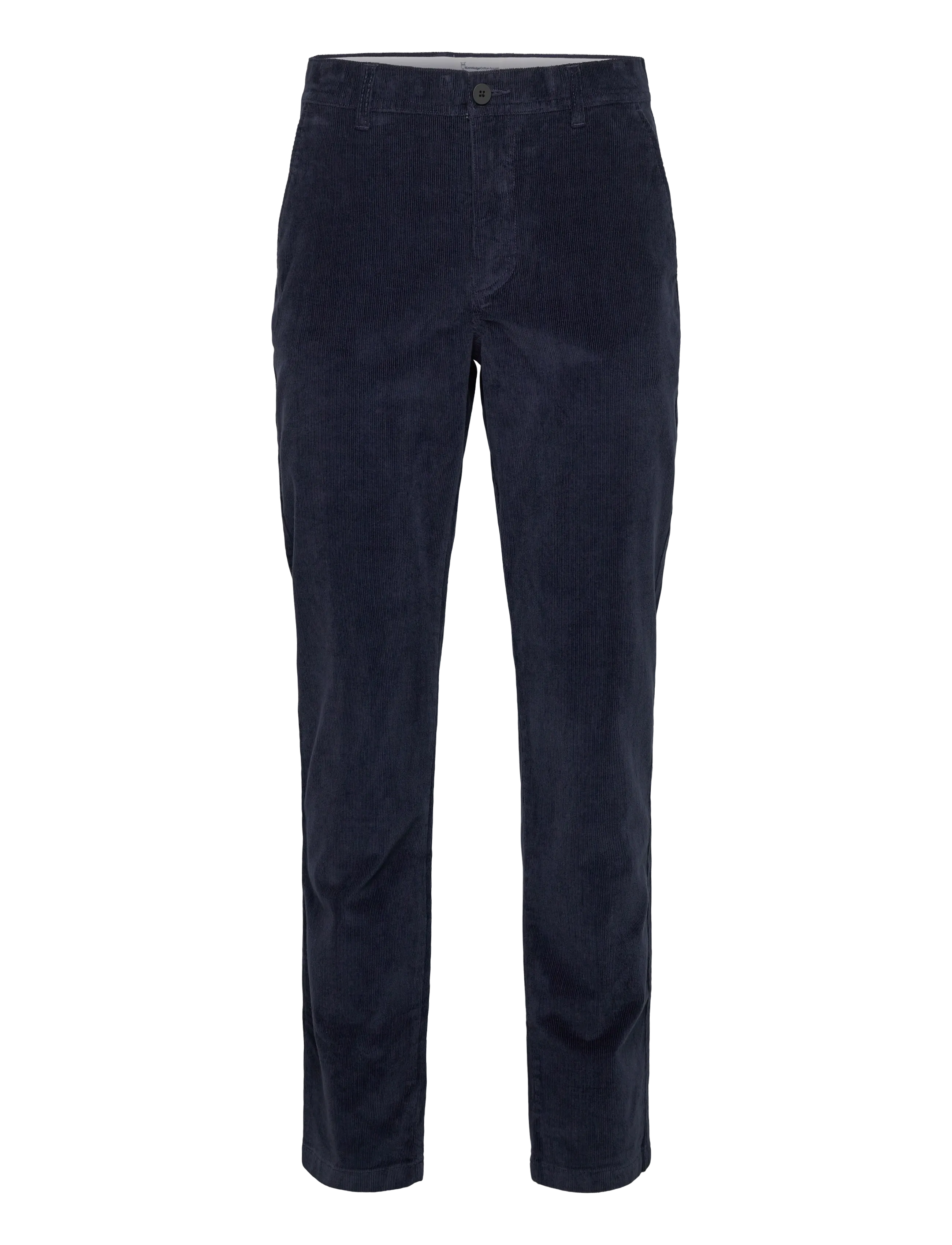Knowledge Cotton Apparel Chuck regular corduroy pants - Winter deals - NIGHT SKY / navy