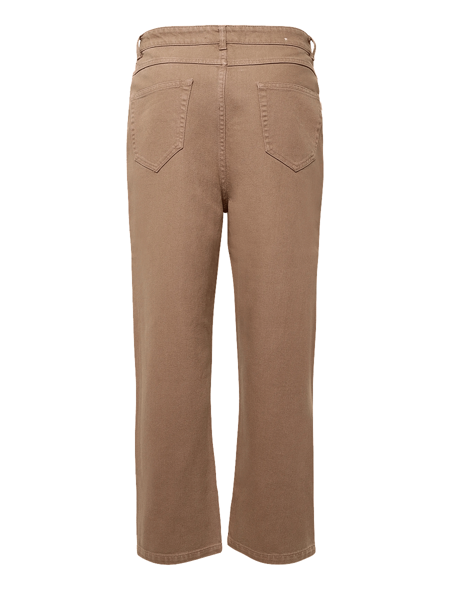 Knowledge Cotton Apparel - Flint wide twill pants - tiramisu - 1