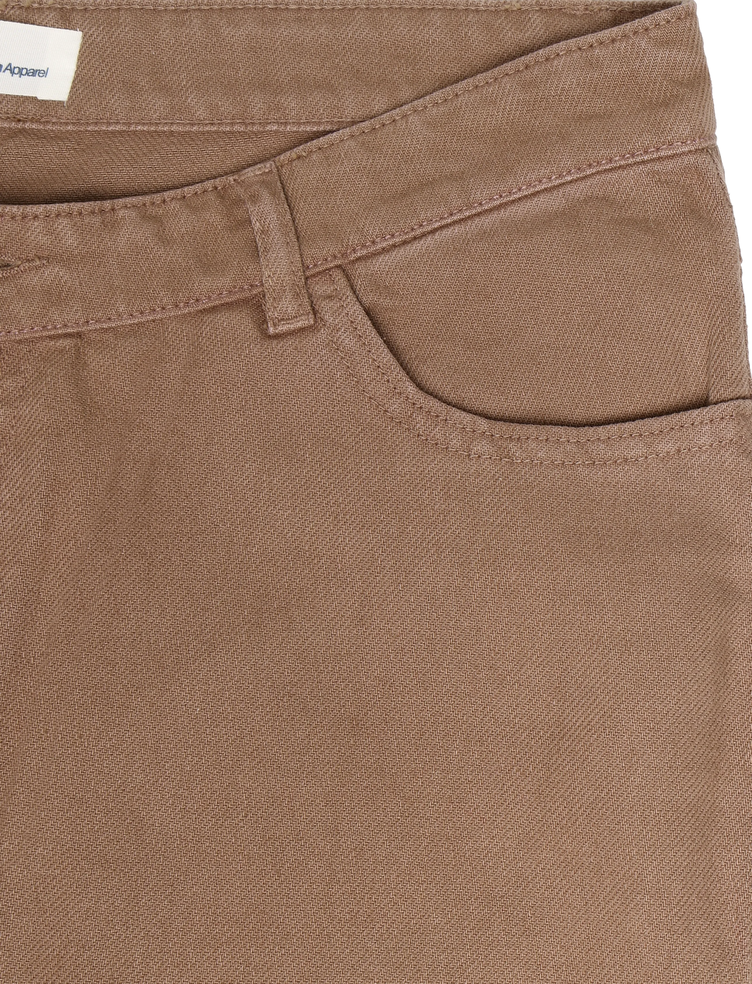Knowledge Cotton Apparel - Flint wide twill pants - tiramisu - 2