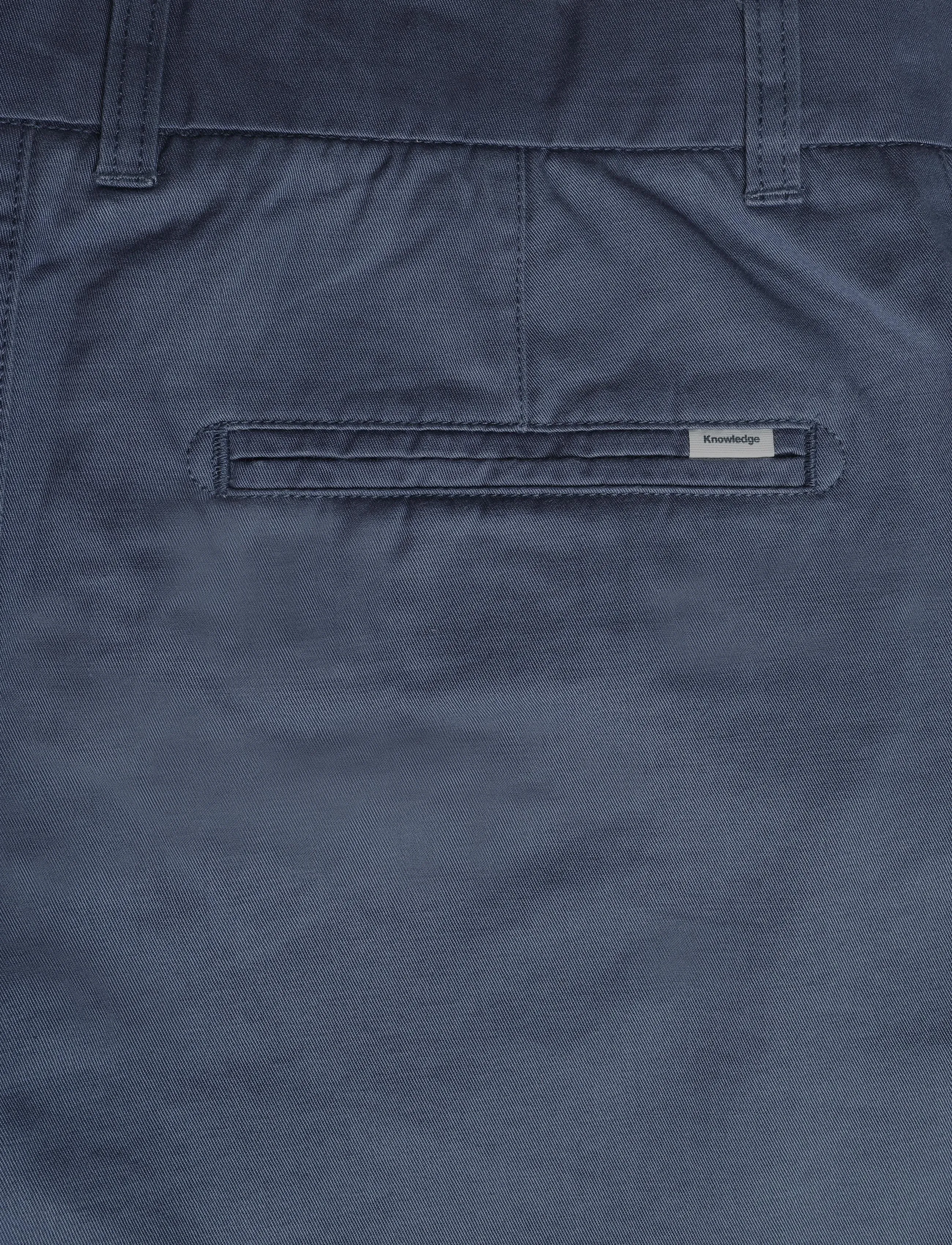 Knowledge Cotton Apparel - Flint wide chino pants - püksid & teksad - vintage indigo - 4