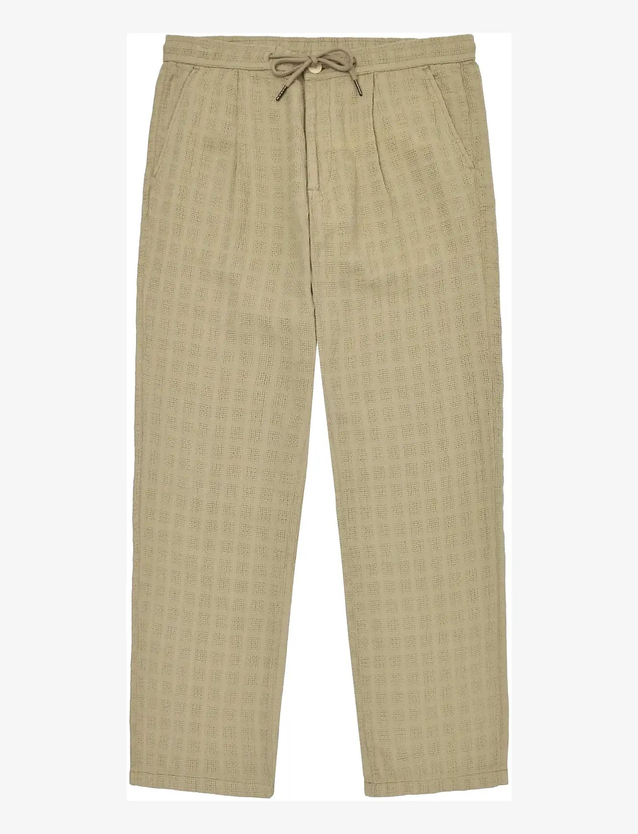 Knowledge Cotton Apparel - Fig loose structure pants - casual - twill - 1