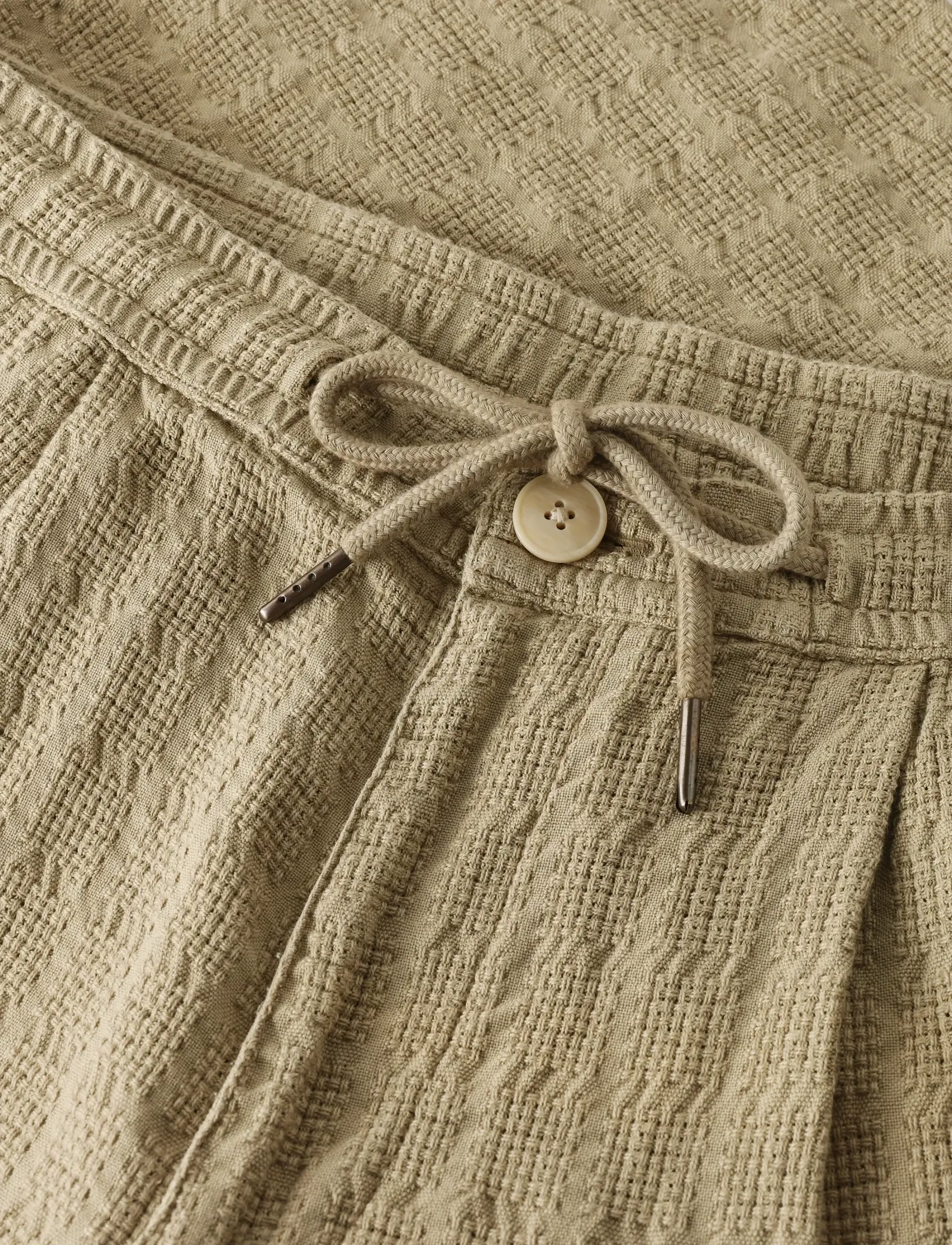 Knowledge Cotton Apparel - Fig loose structure pants - vabaajapüksid - twill - 3