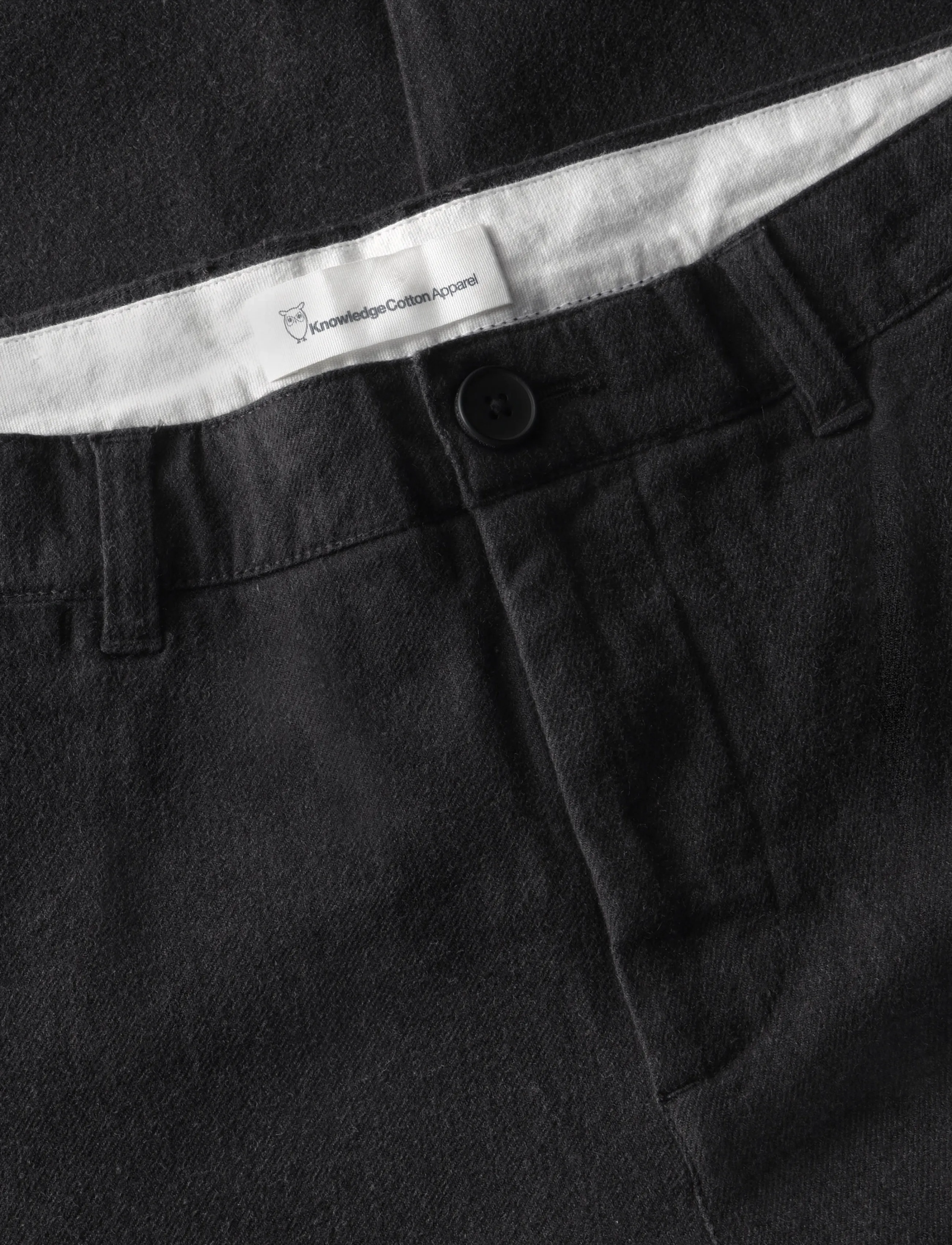 Knowledge Cotton Apparel - Chuck regular flannel pants - freizeithosen - chocolate torte - 2