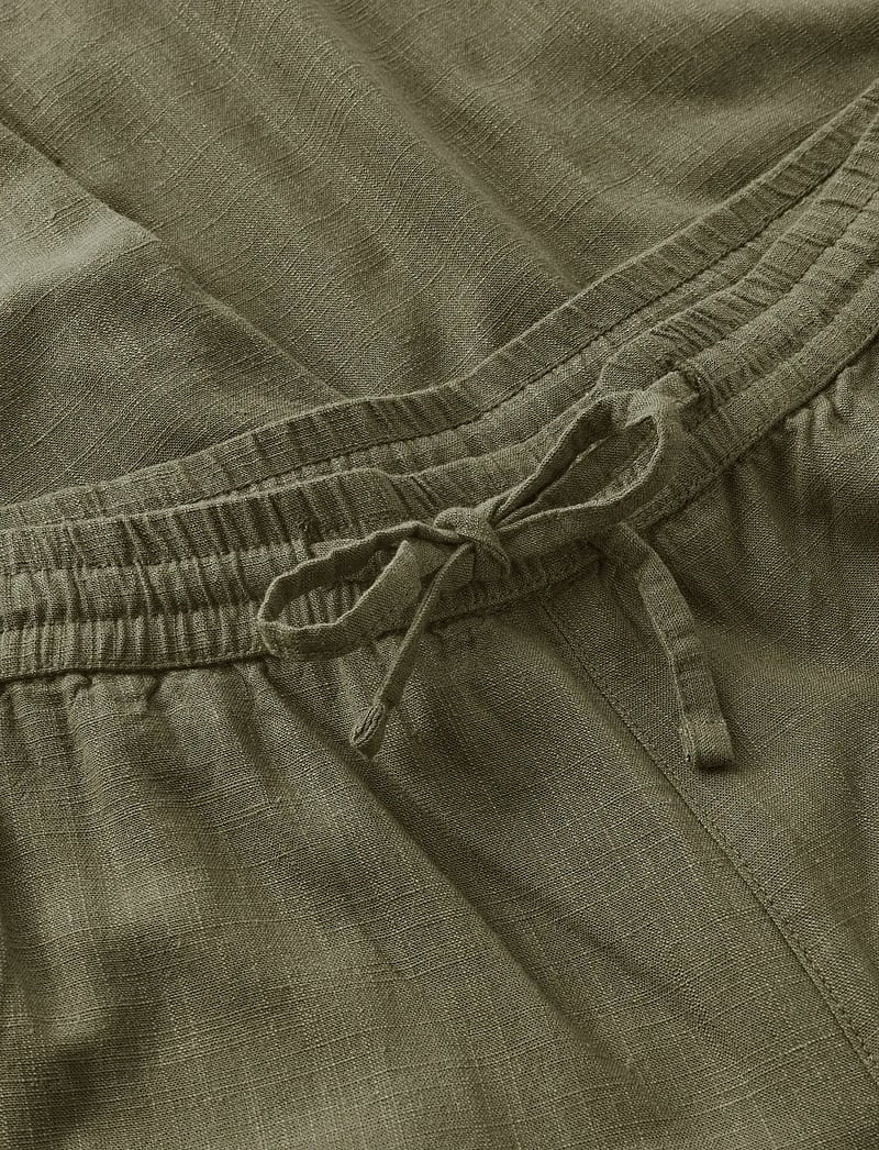 Knowledge Cotton Apparel - Fig loose linen-mix pants - linased püksid - burned olive - 2