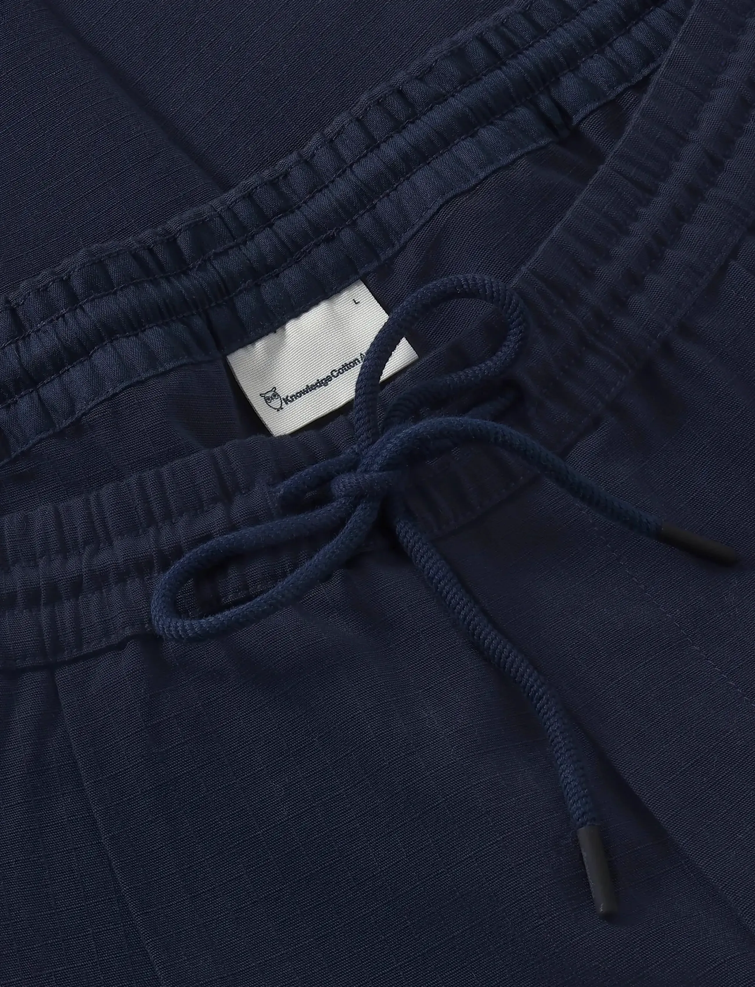 Knowledge Cotton Apparel - Ozone relaxed ripstop pant - freizeithosen - night sky - 2