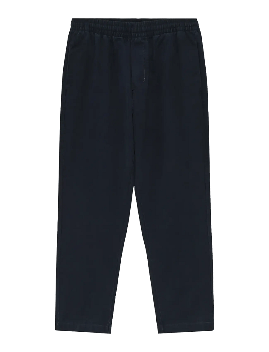 Knowledge Cotton Apparel - Comet comfort core twill pants - casual bukser - total eclipse - 1