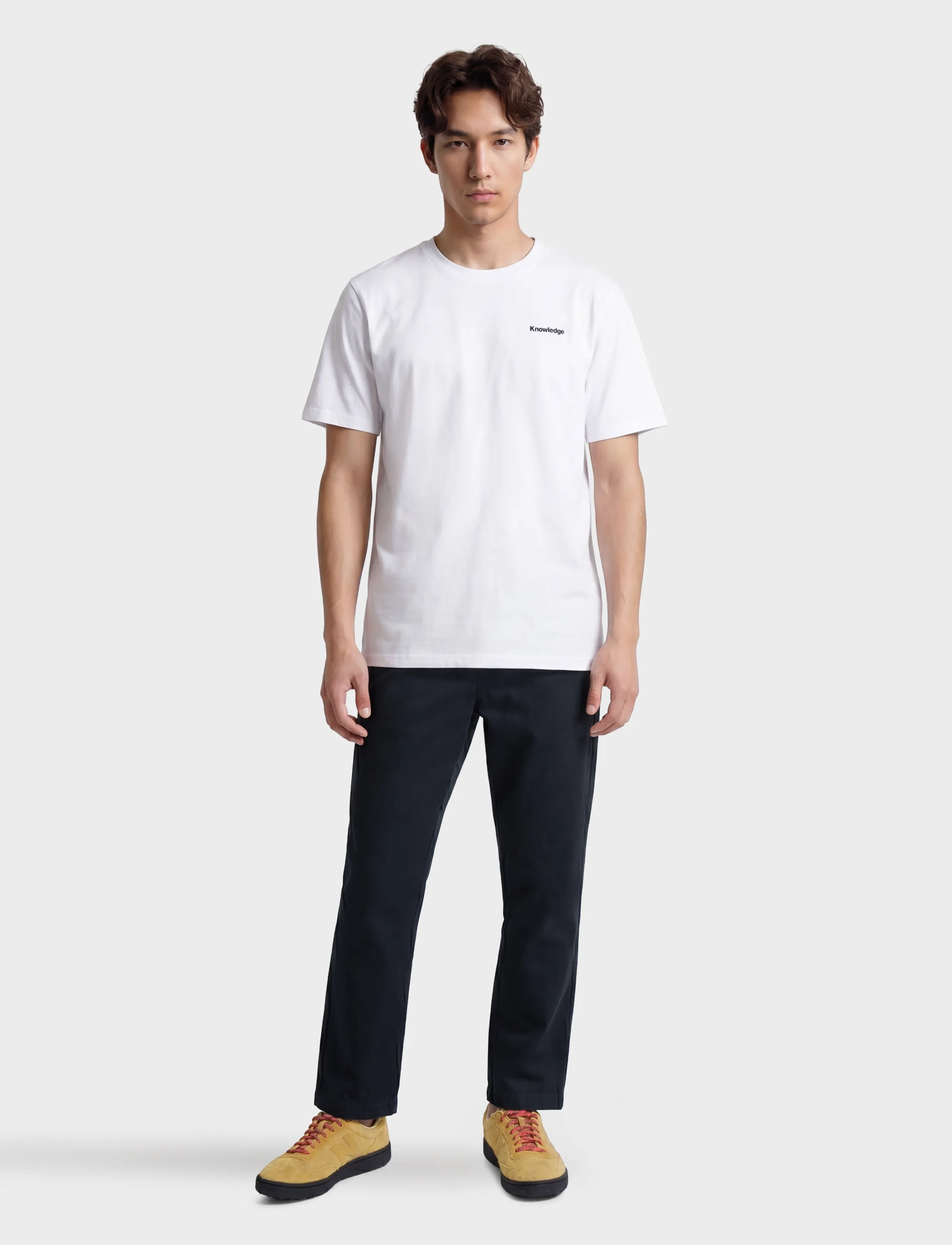 Knowledge Cotton Apparel Comet comfort core twill pants - Knowledge Cotton Apparel - TOTAL ECLIPSE / navy