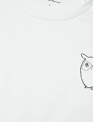 Knowledge Cotton Apparel - Owl chest tee - GOTS/Vegan - alhaisimmat hinnat - bright white - 3