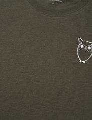 Knowledge Cotton Apparel - Owl chest tee - GOTS/Vegan - basis-t-skjorter - forrest night - 2