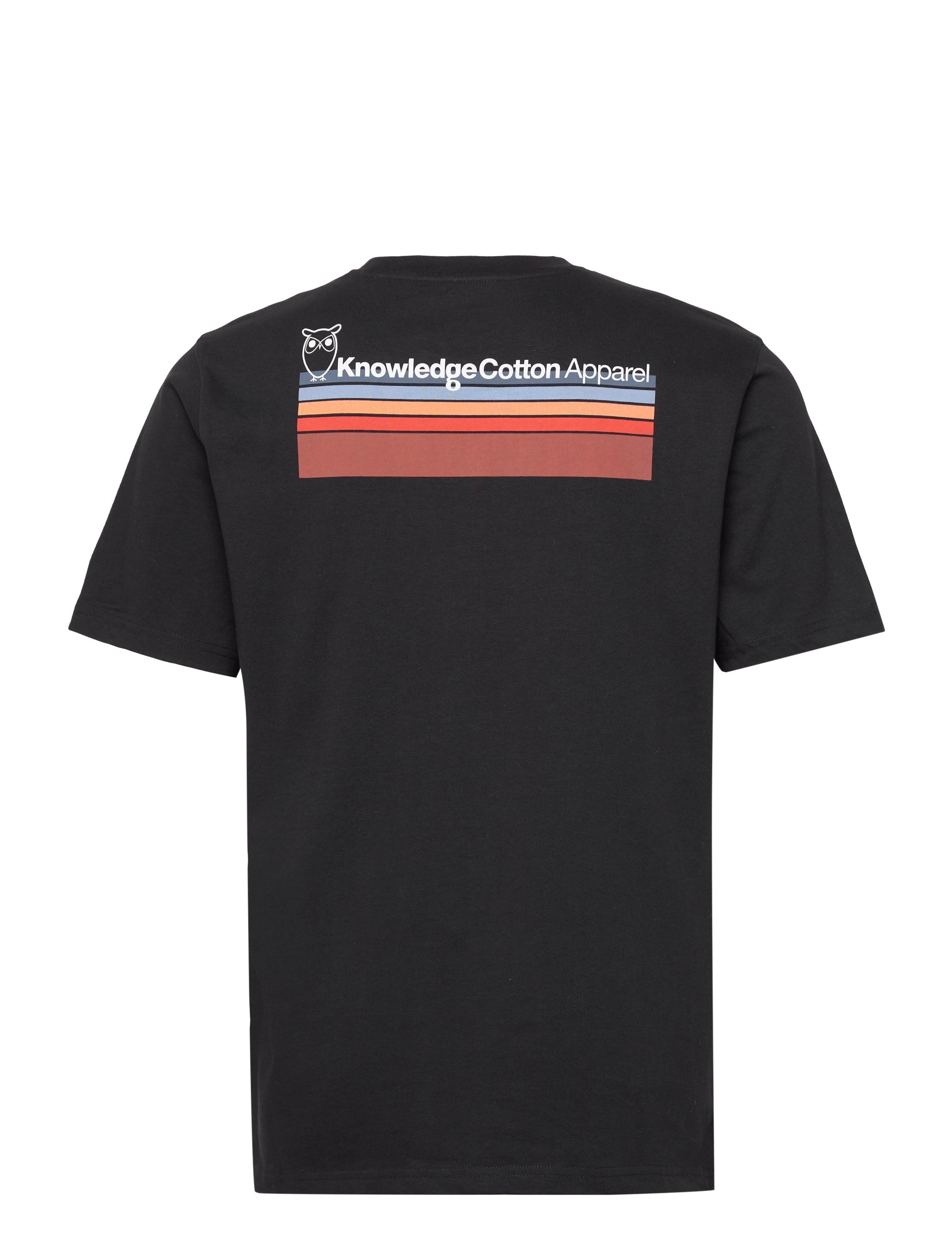 Knowledge Cotton Apparel - Regular fit Knowledge back print t- - black jet - 3
