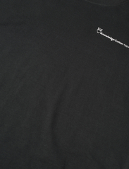 Knowledge Cotton Apparel - Regular fit Knowledge back print t- - kortermede t-skjorter - black jet - 4