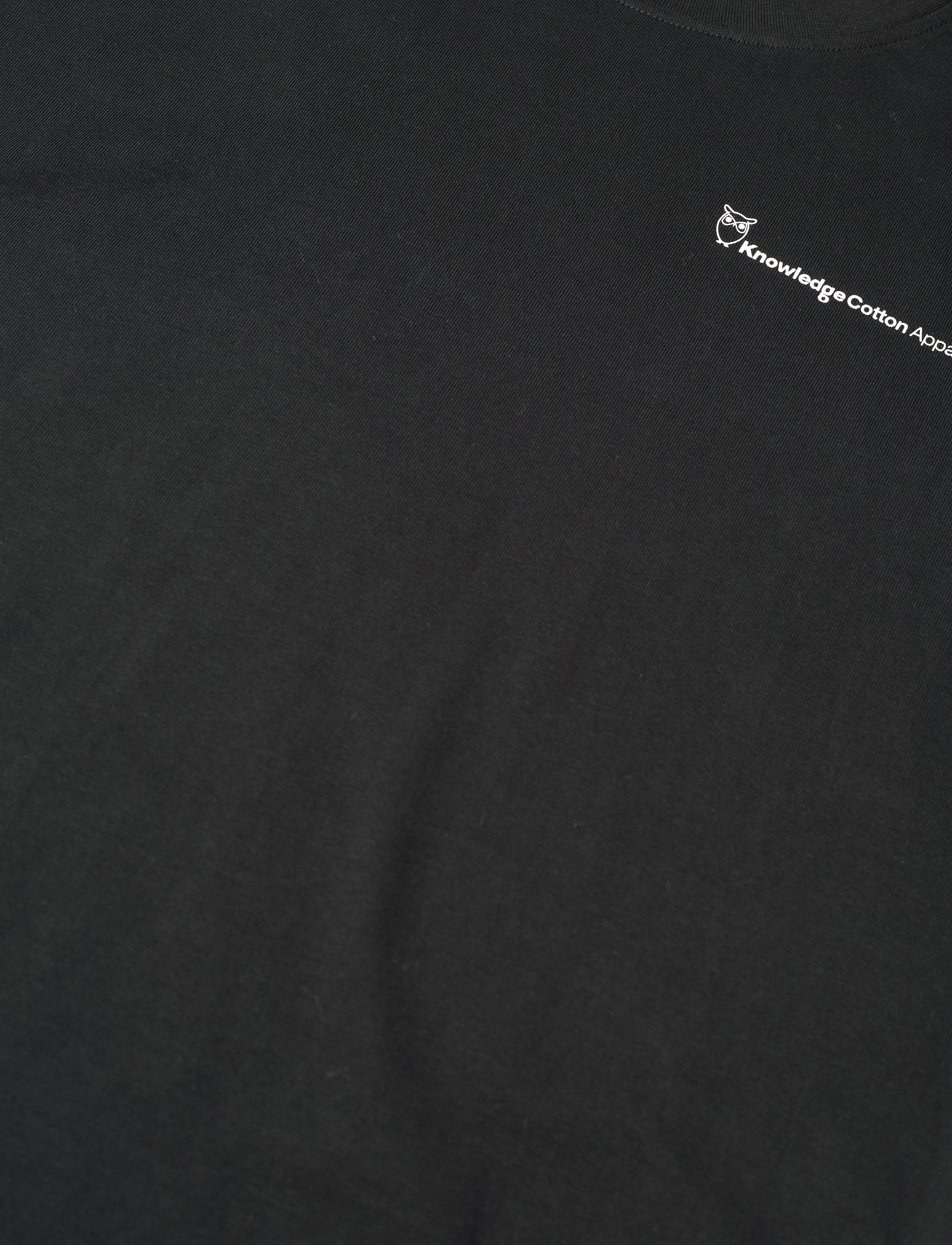 Knowledge Cotton Apparel - Regular fit Knowledge back print t- - black jet - 4