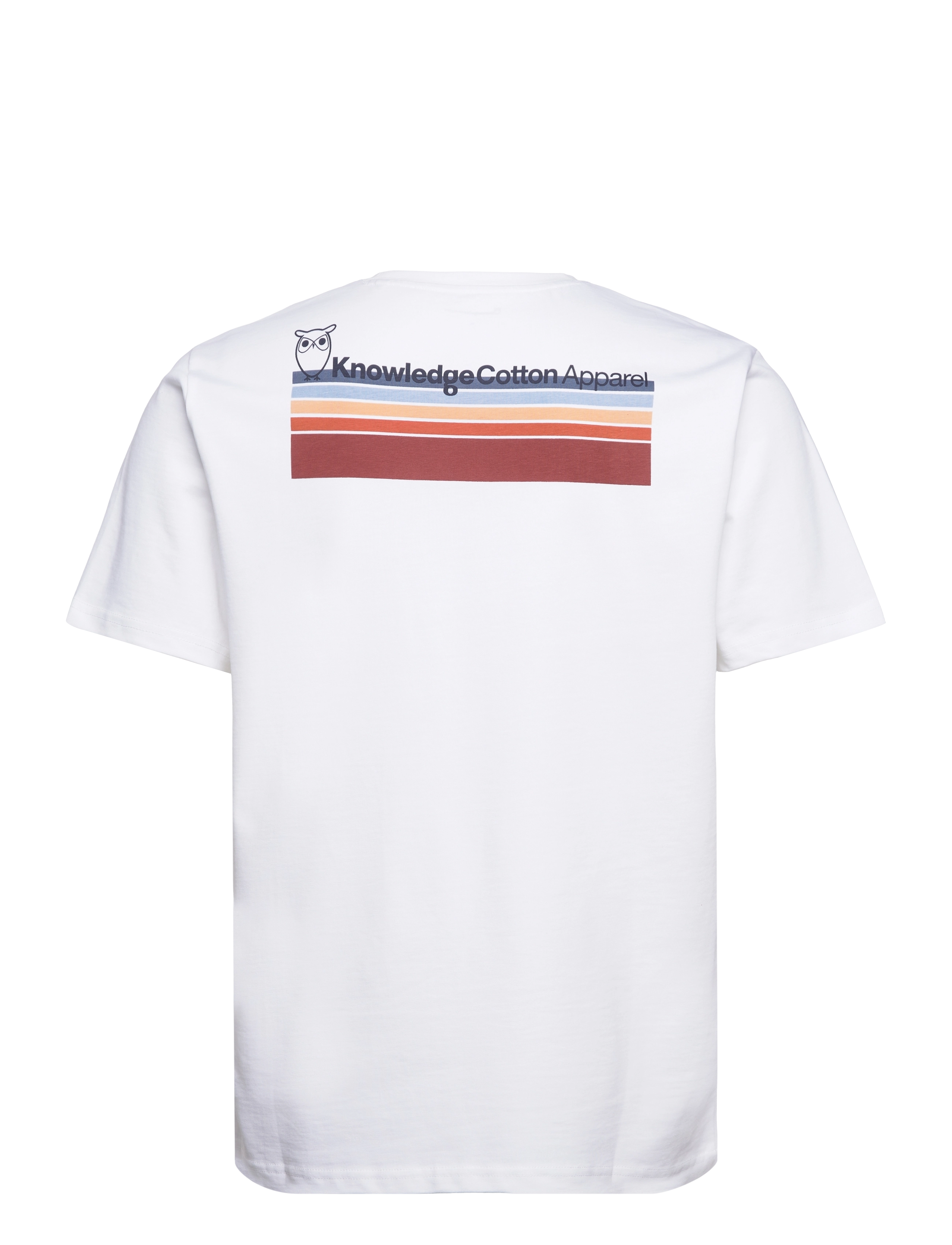 Knowledge Cotton Apparel - Regular fit Knowledge back print t- - bright white - 3