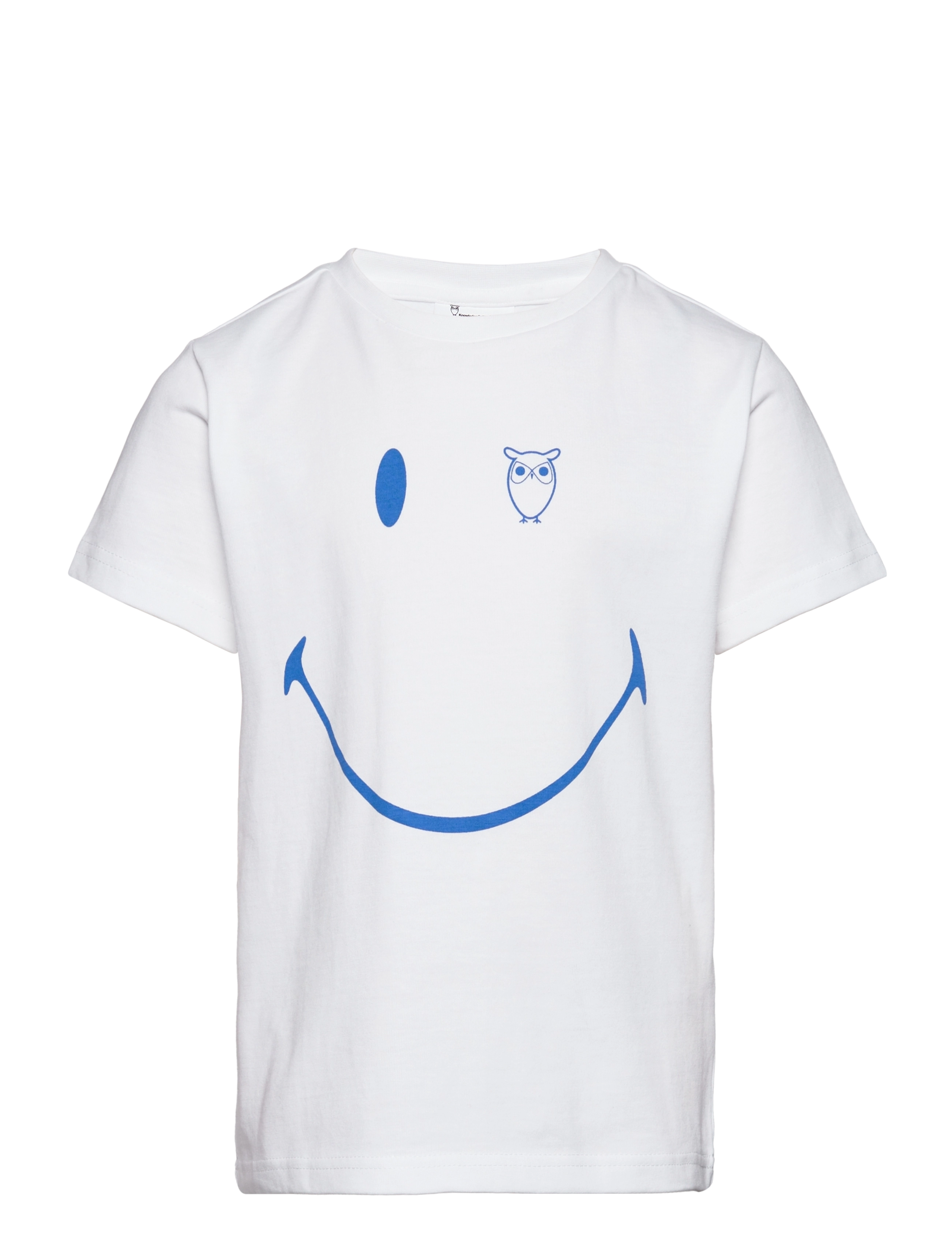 Knowledge Cotton Apparel - KCA X SMILEY® smiley t-shirt - GOTS - bright white - 0