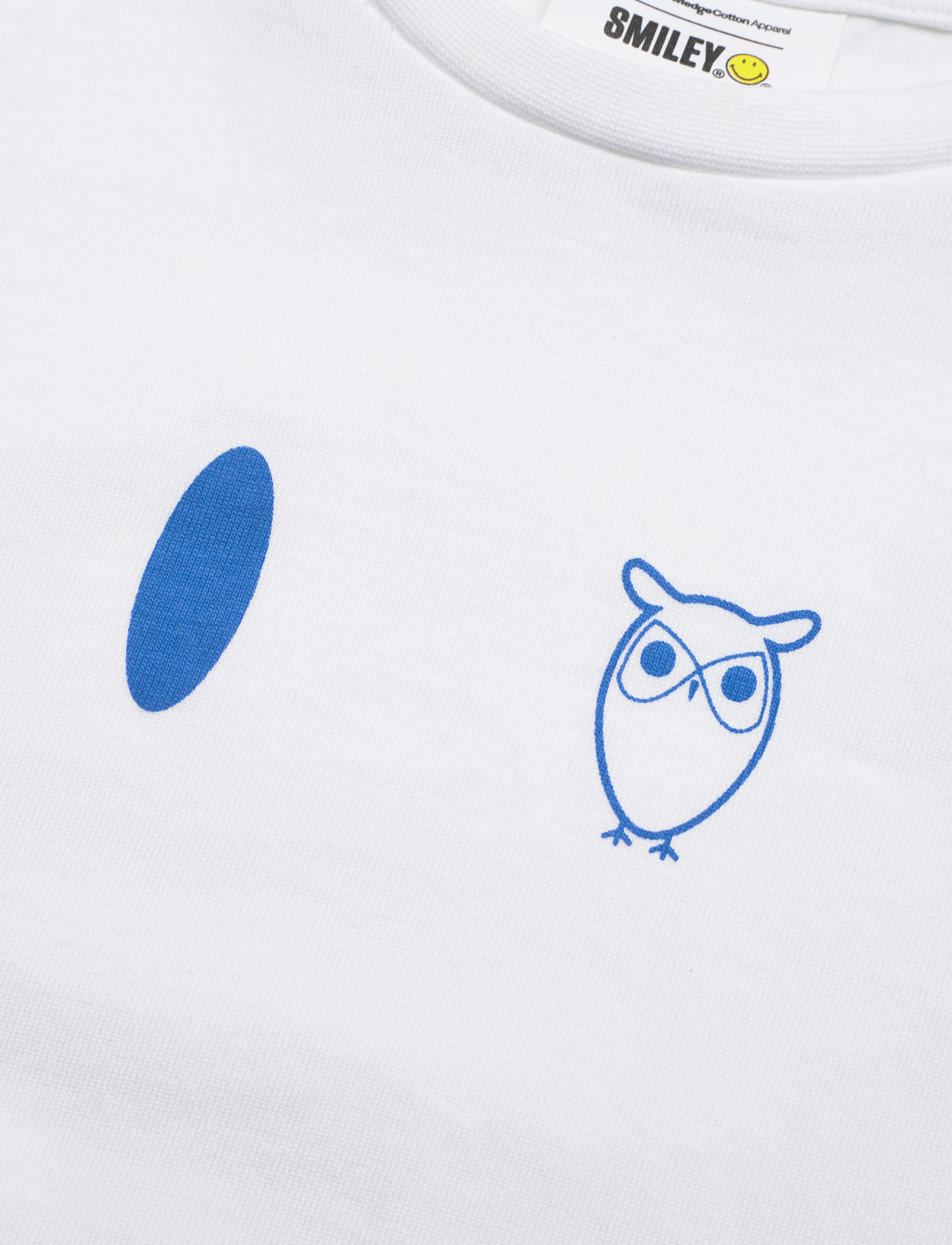 Knowledge Cotton Apparel - KCA X SMILEY® smiley t-shirt - GOTS - bright white - 2